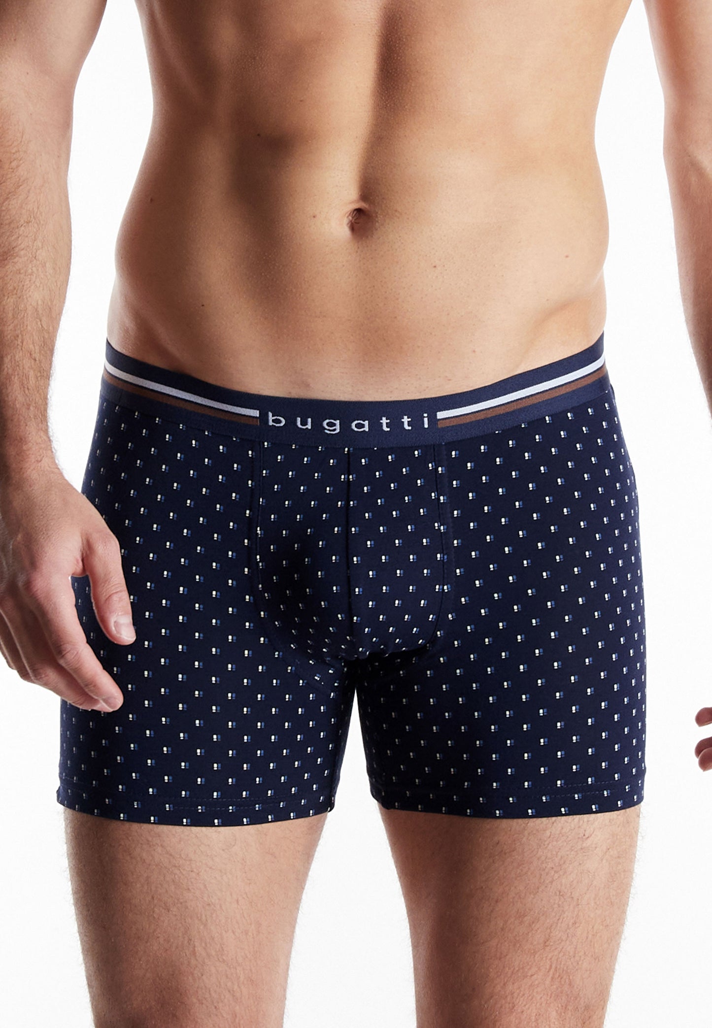 Bugatti Long Boxer Brief (2 pack) - Blue/Dark