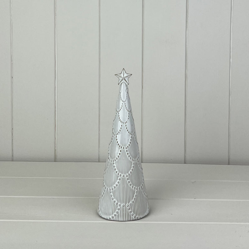 Glazed Ceramic Tree Ornament (A)