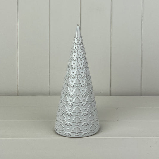 Glazed Ceramic Tree Ornament (C)