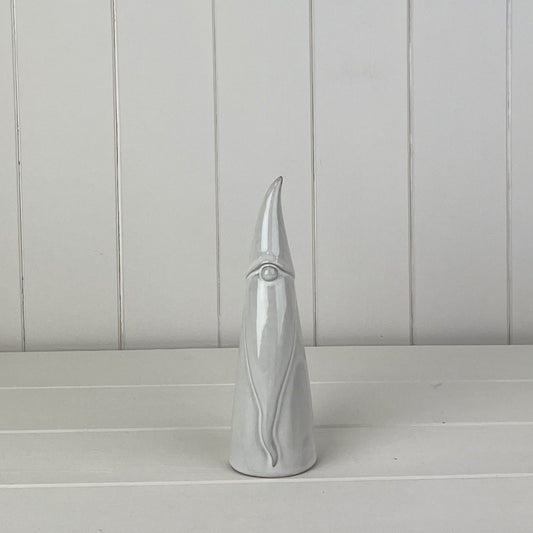 Glazed Ceramic Tall Gonk Ornament (B)