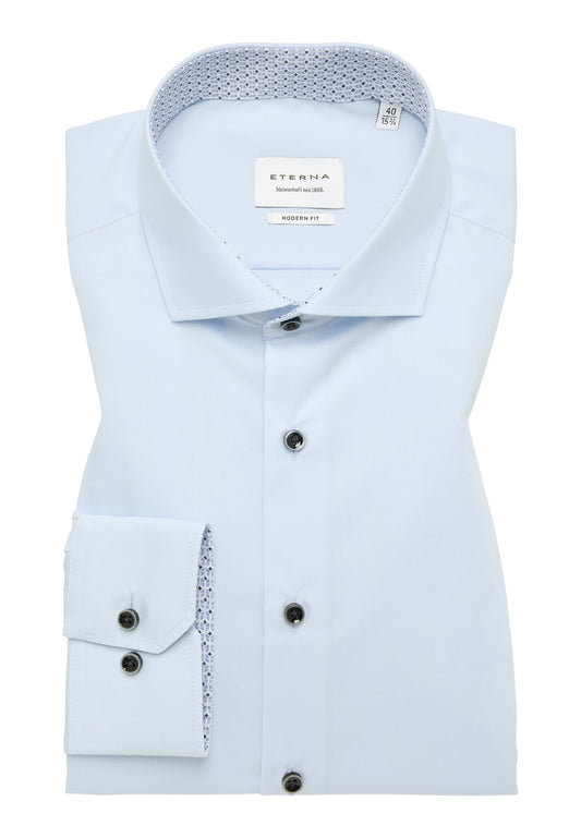 Eterna Modern Fit Shirt - Sky blue (1307/11)