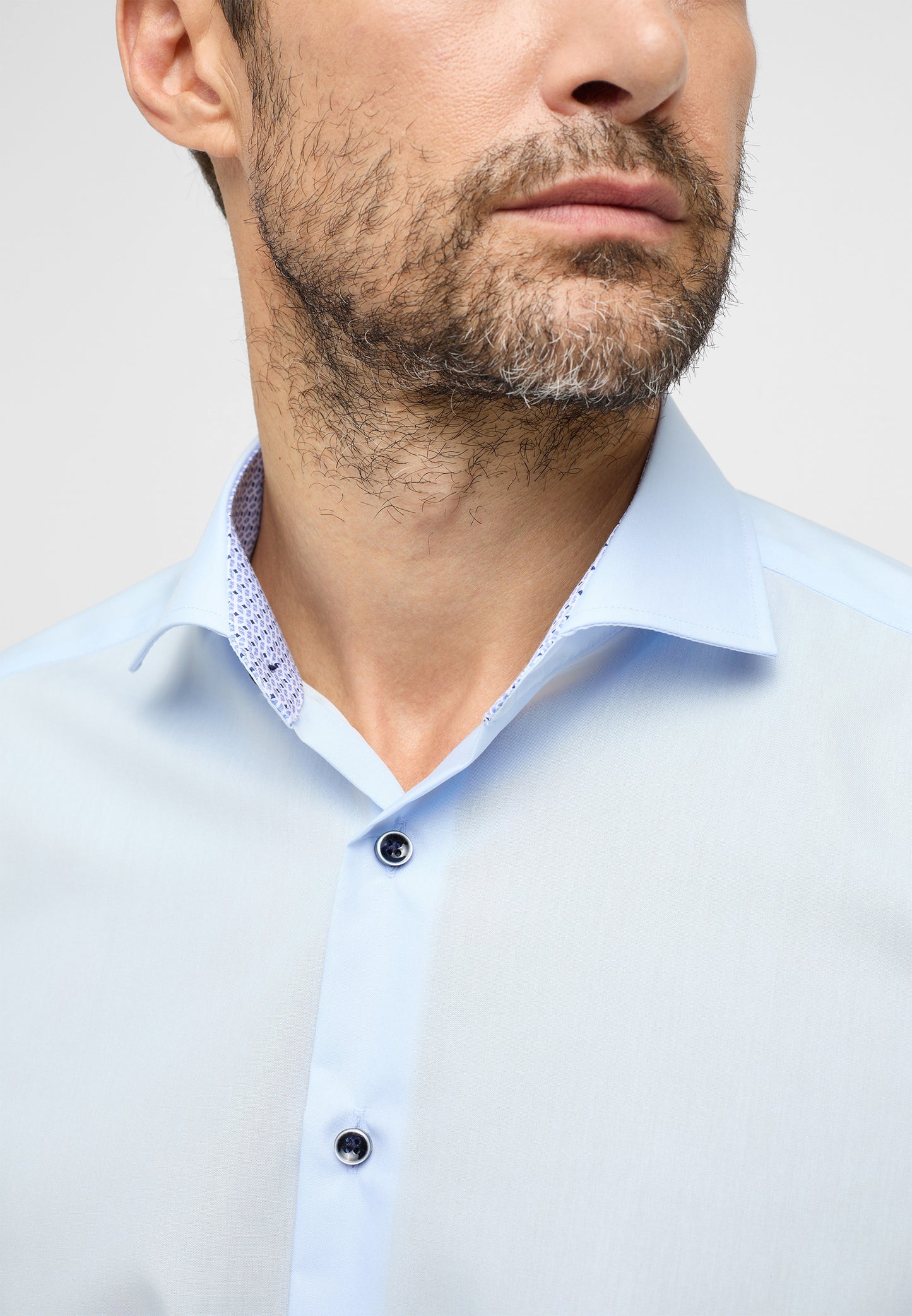 Eterna Modern Fit Shirt - Sky blue (1307/11)