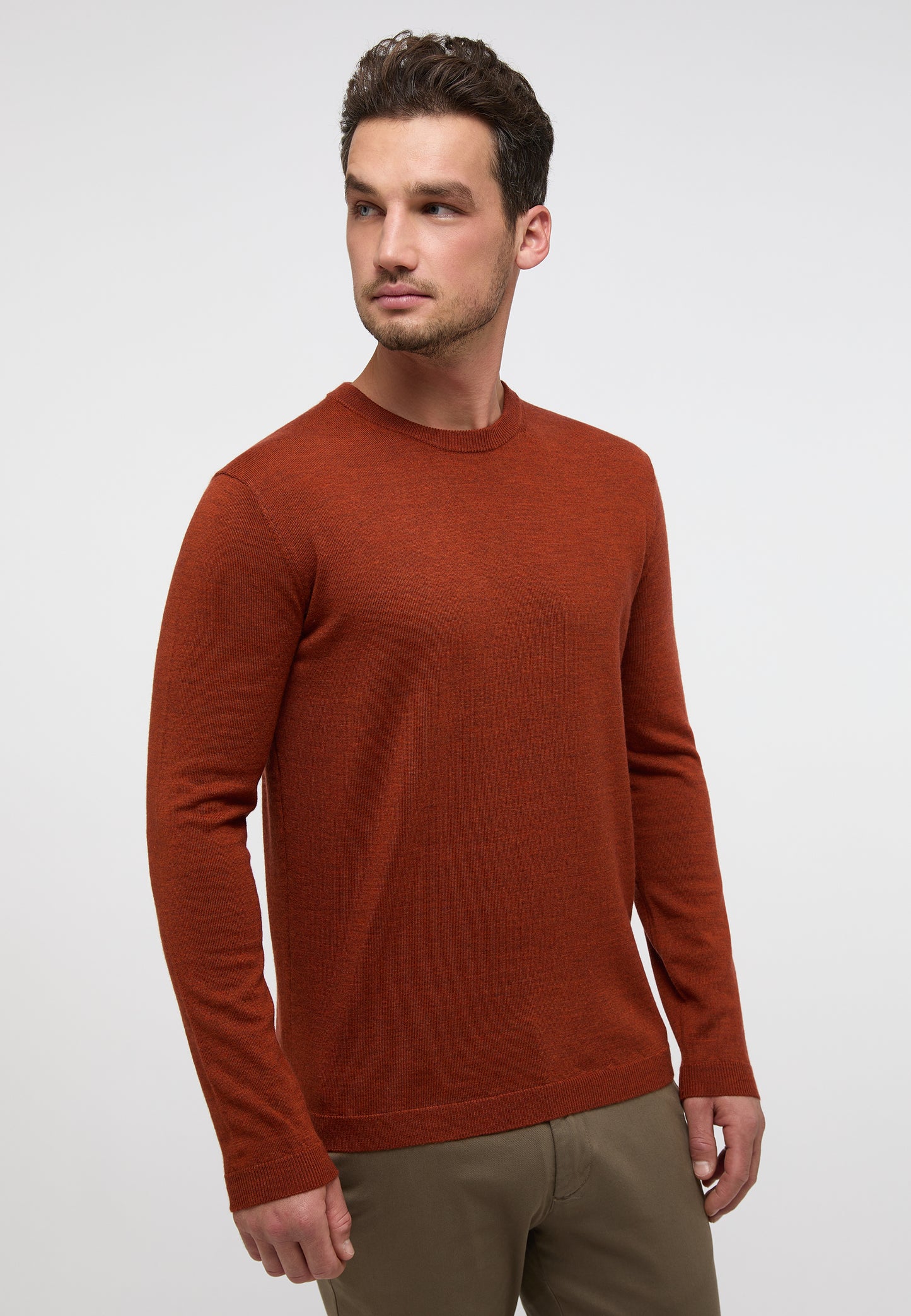 Eterna Round Neck Knitwear - Rust