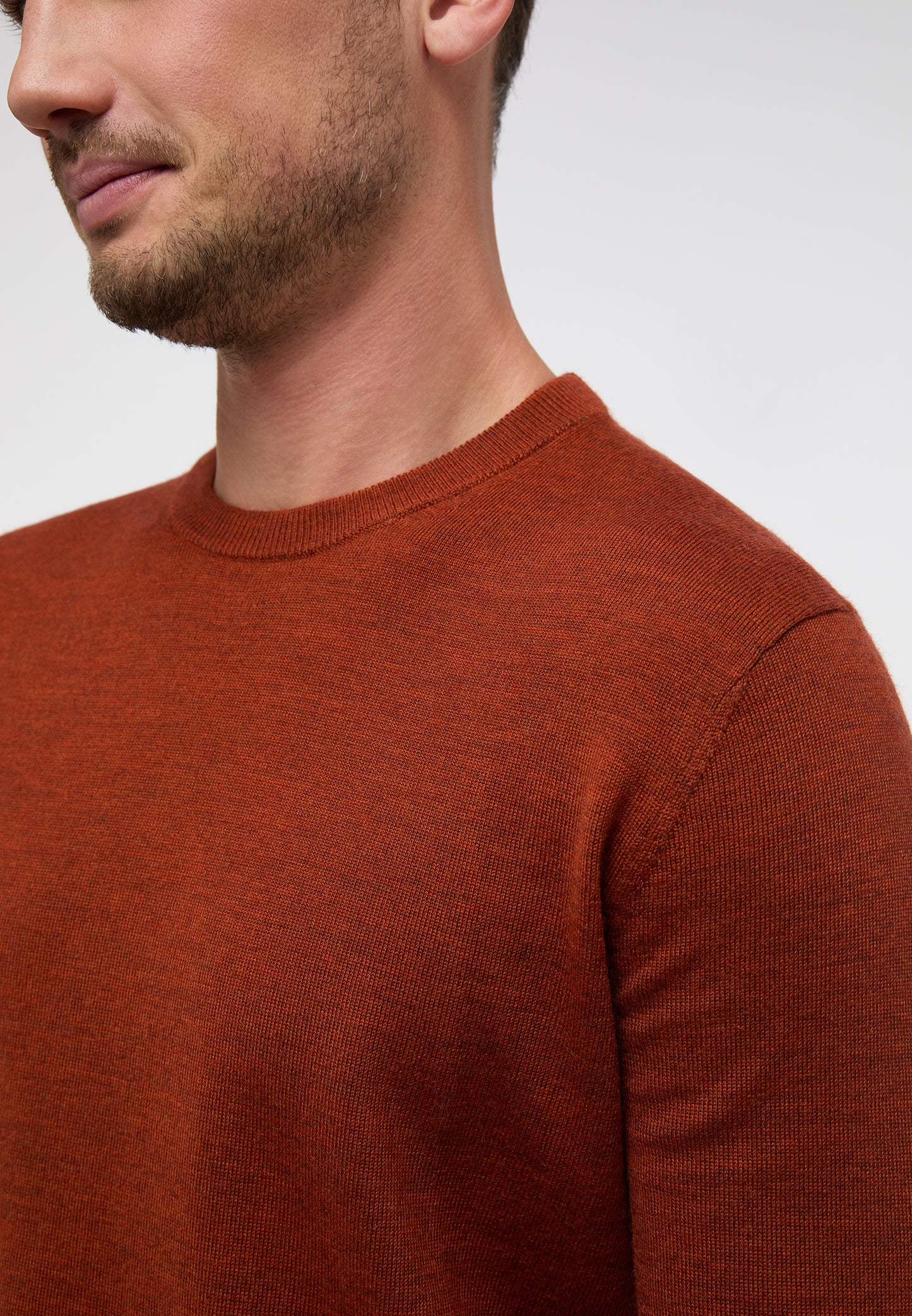 Eterna Round Neck Knitwear - Rust
