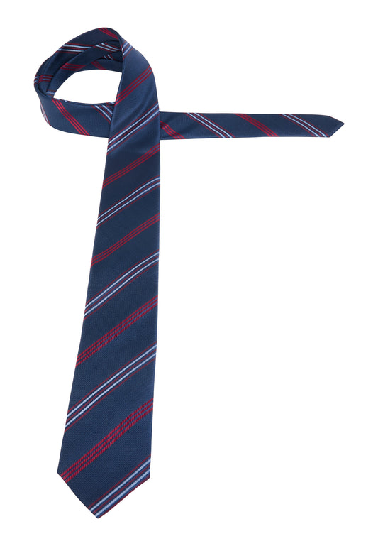 Eterna Silk Tie - Stripe - Red