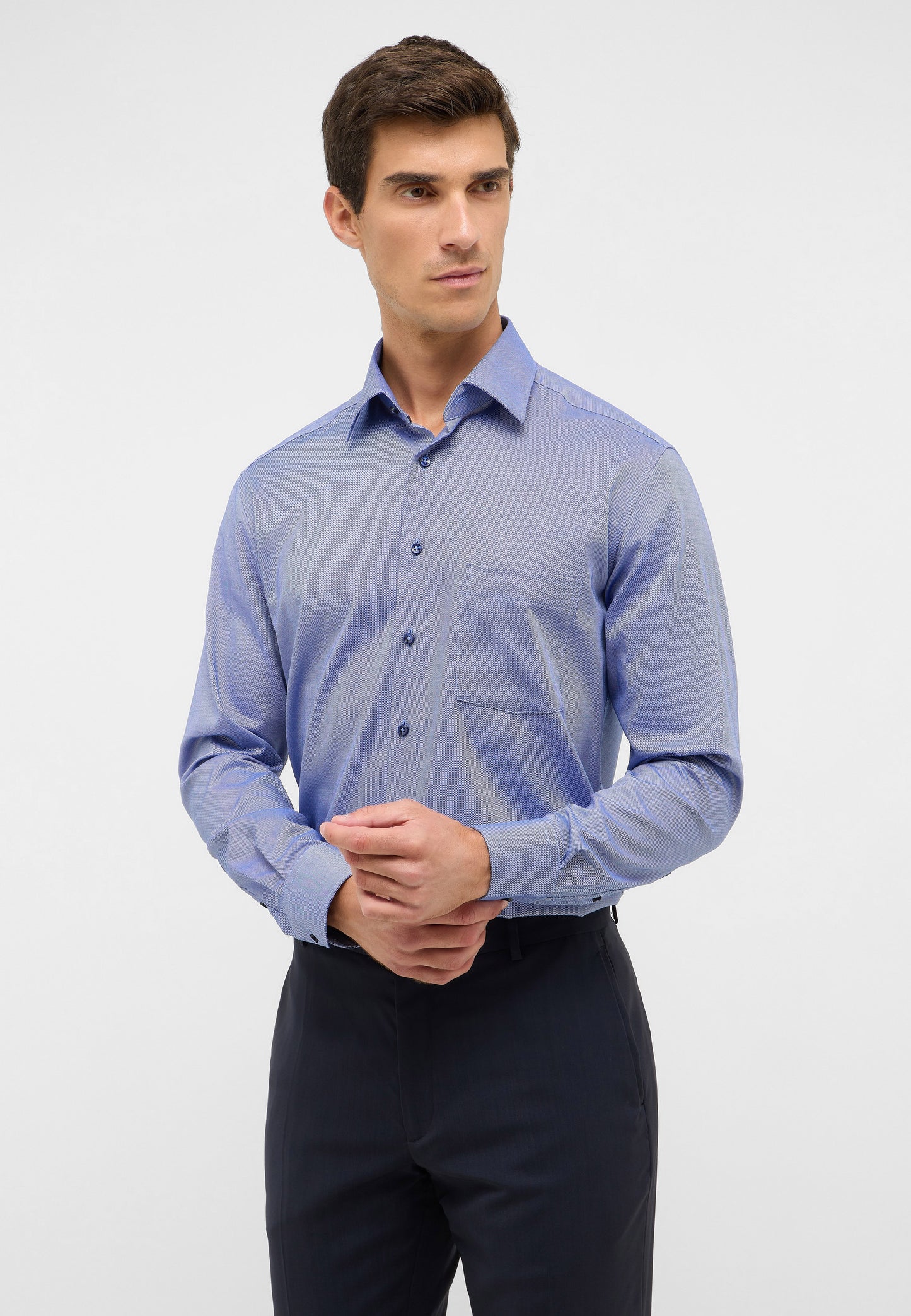 Eterna Modern Fit Shirt (8464/19) - Navy