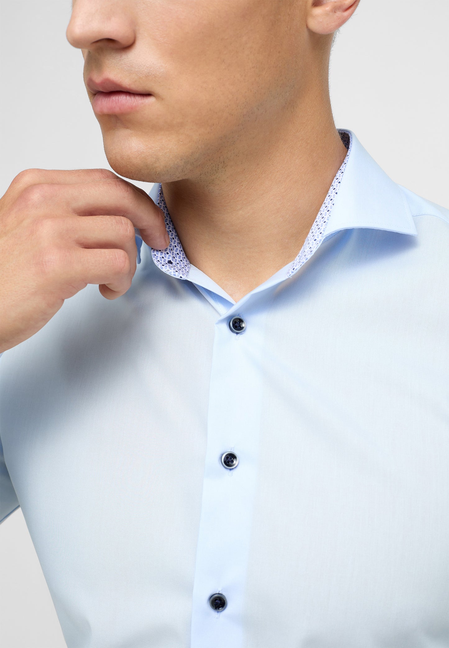 Eterna Slim Fit Shirt - Sky Blue (1307/11)