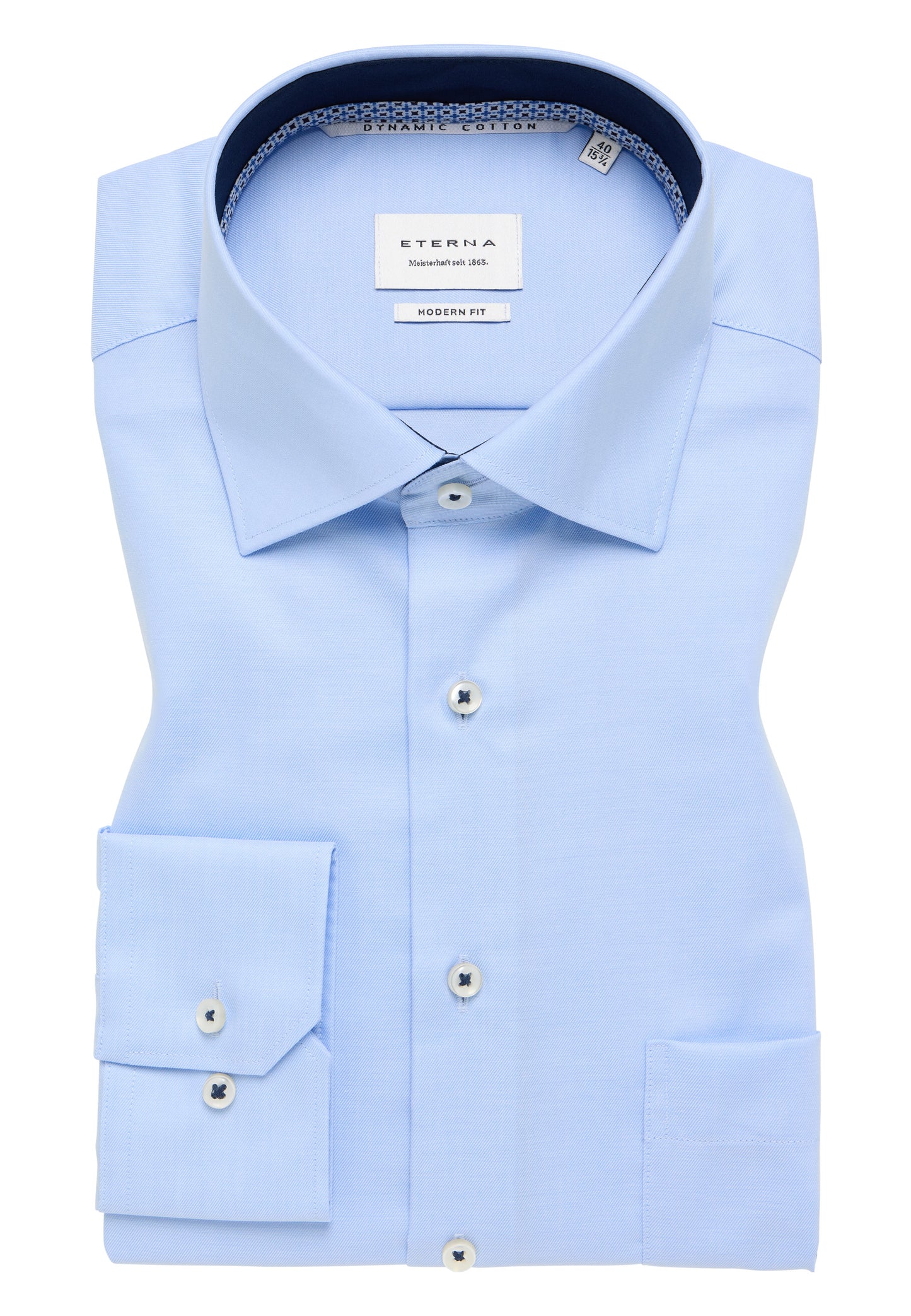 Eterna Modern Fit Shirt (1256/11) - Blue