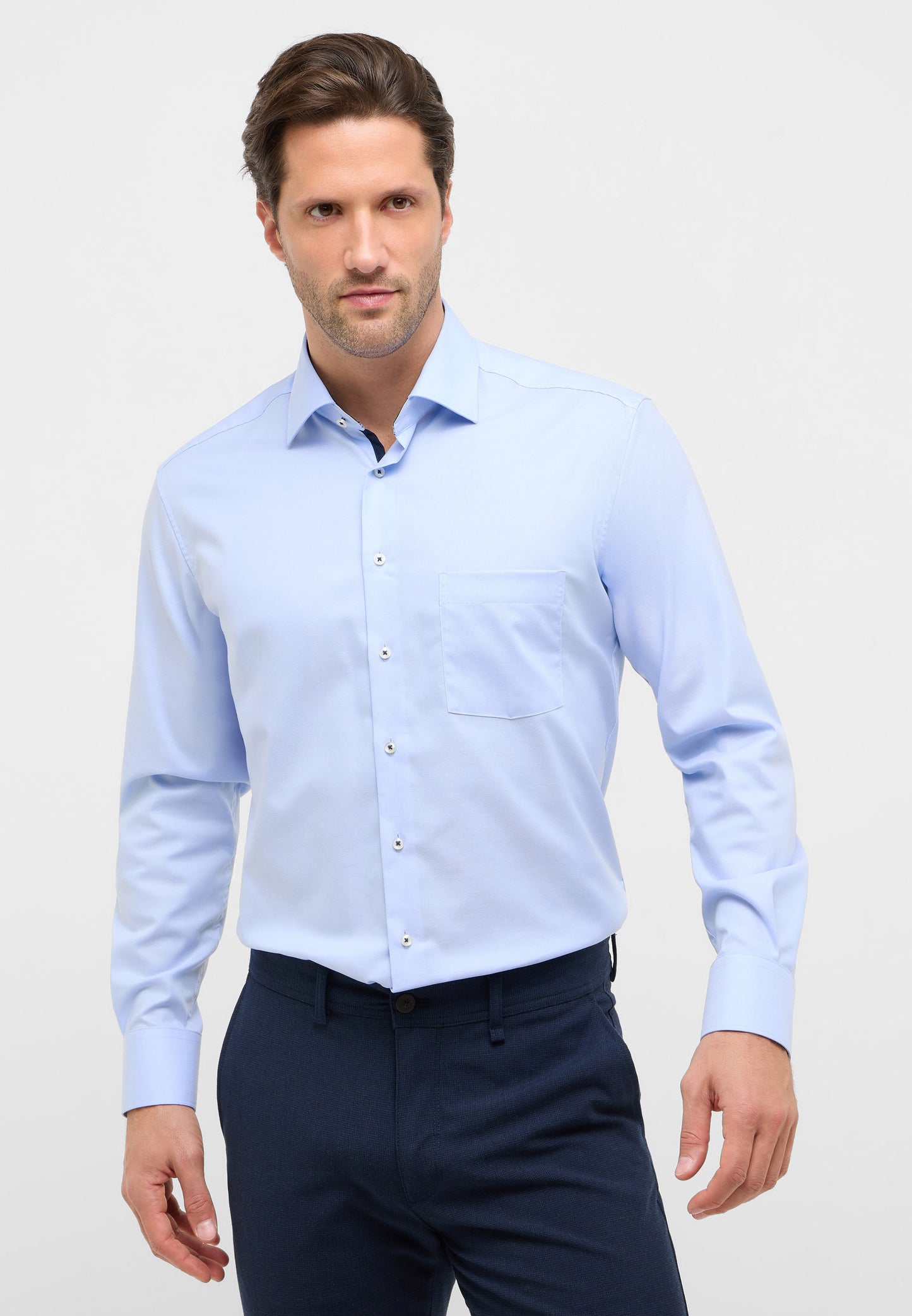 Eterna Modern Fit Shirt (1256/11) - Blue