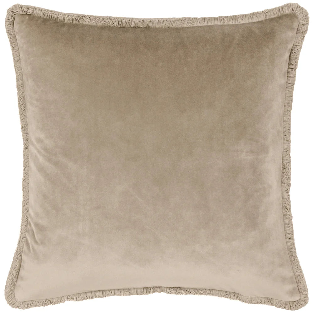 Freya Velvet Cushion Cover - Taupe