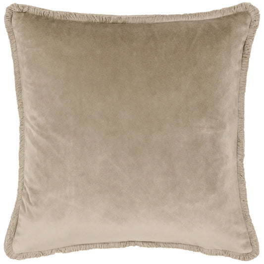 Freya Velvet Cushion Cover - Taupe