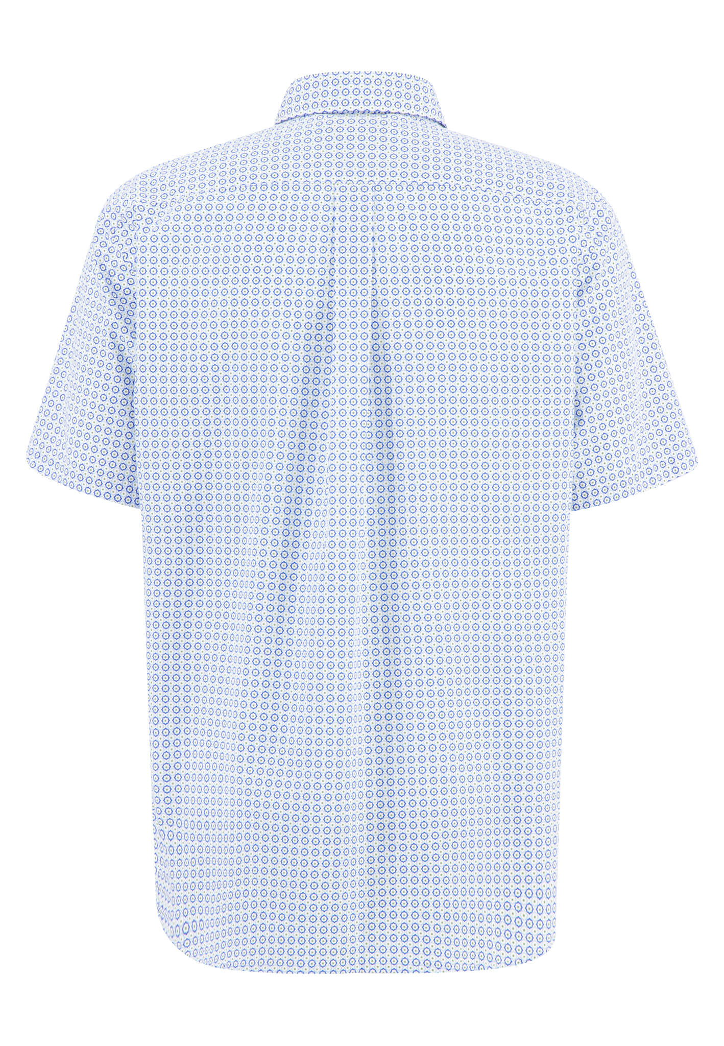 Fynch Hatton Short Sleeve Shirt - Spring Green Combi Print