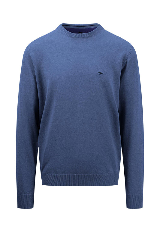 Fynch Hatton Crew Neck Knitwear - Wave