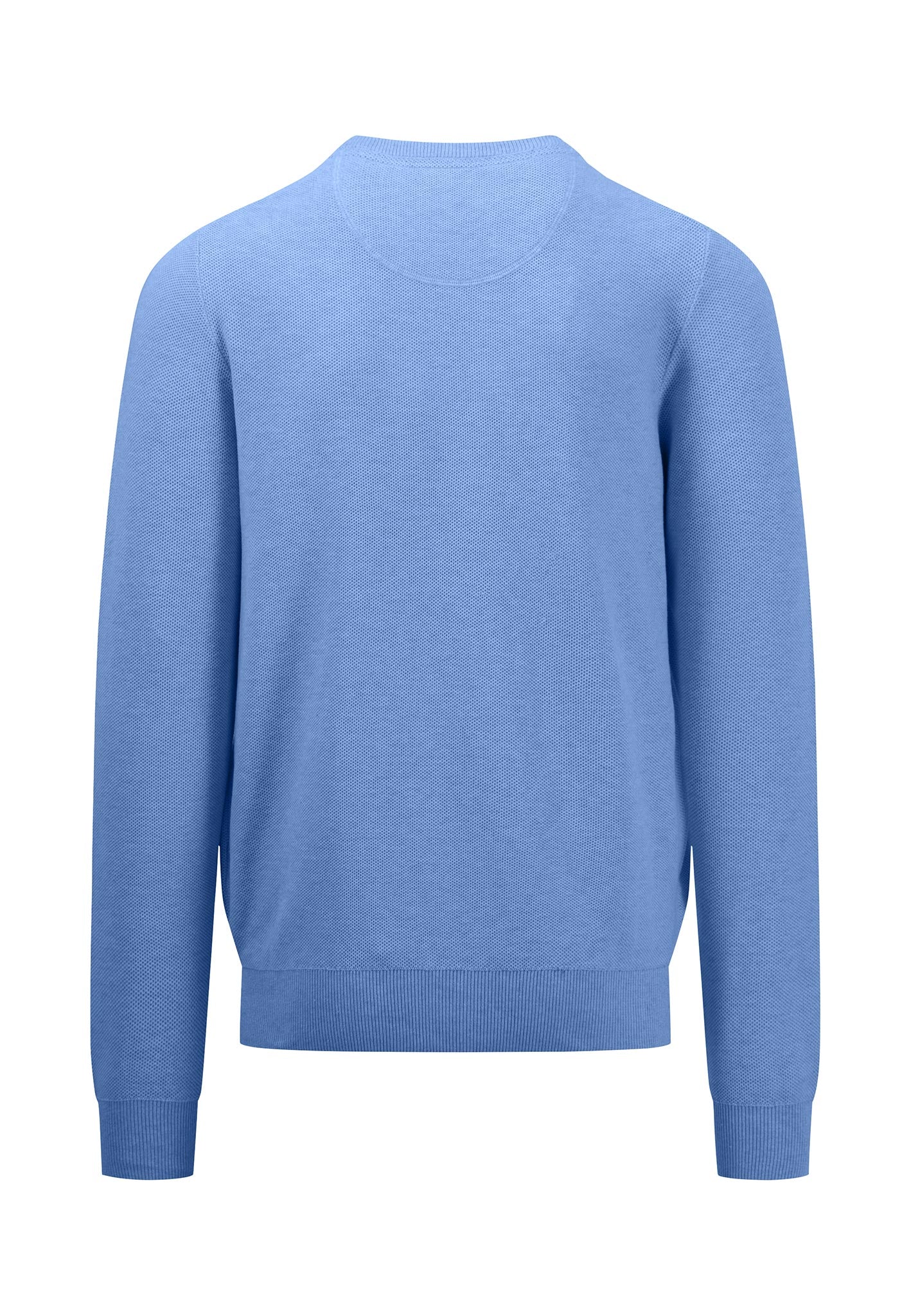 Fynch Hatton Crew Neck Knitwear - Crystal Blue