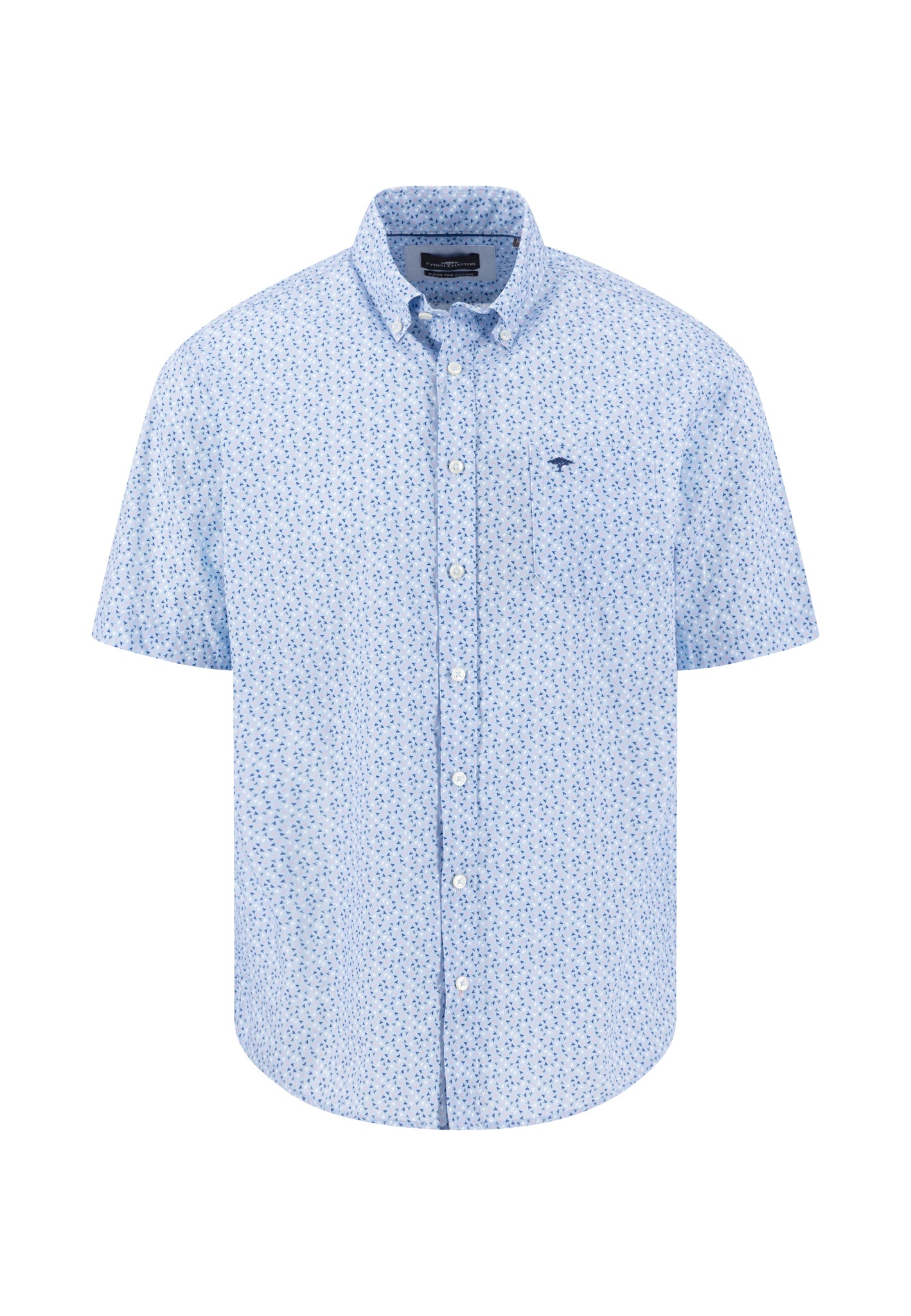 Fynch Hatton Shirt - Summer Print - Magnolia