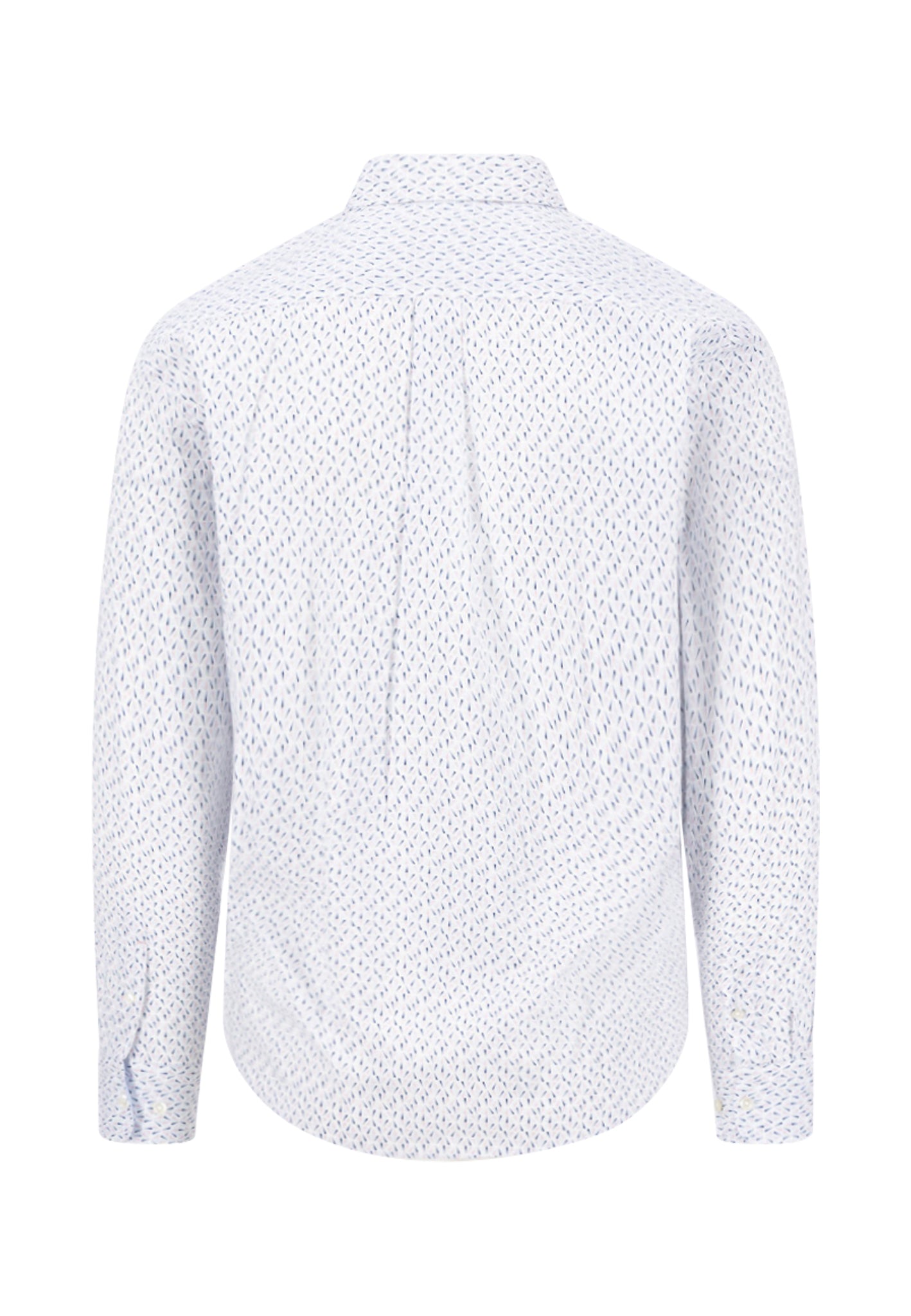 Fynch Hatton Casual Fit Shirt - Seasonal Combi Print - Magnolia