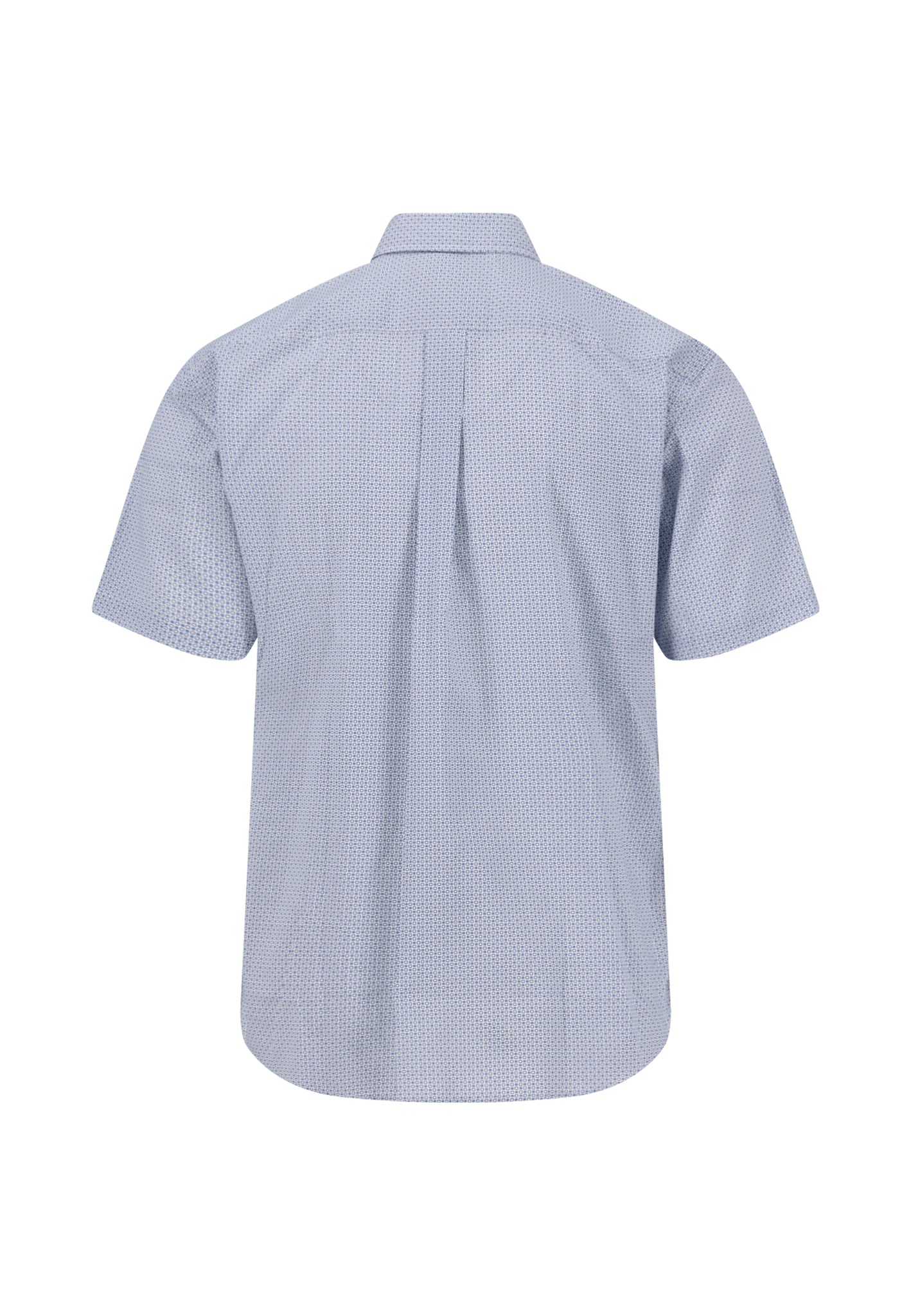 Fynch Hatton Short Sleeve Shirt - Minimal Print - New Breeze