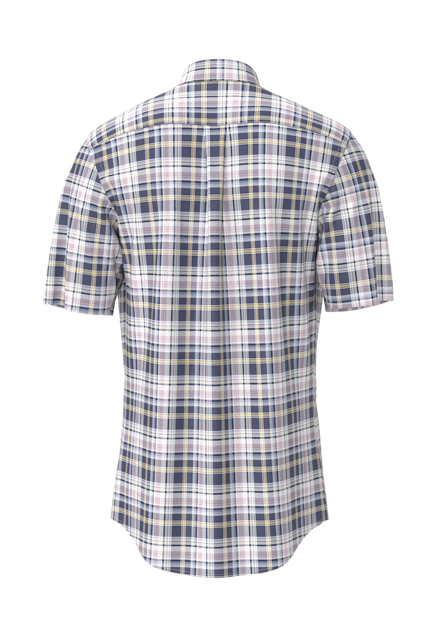 Fynch Hatton Short Sleeve Shirt - Horizon Check