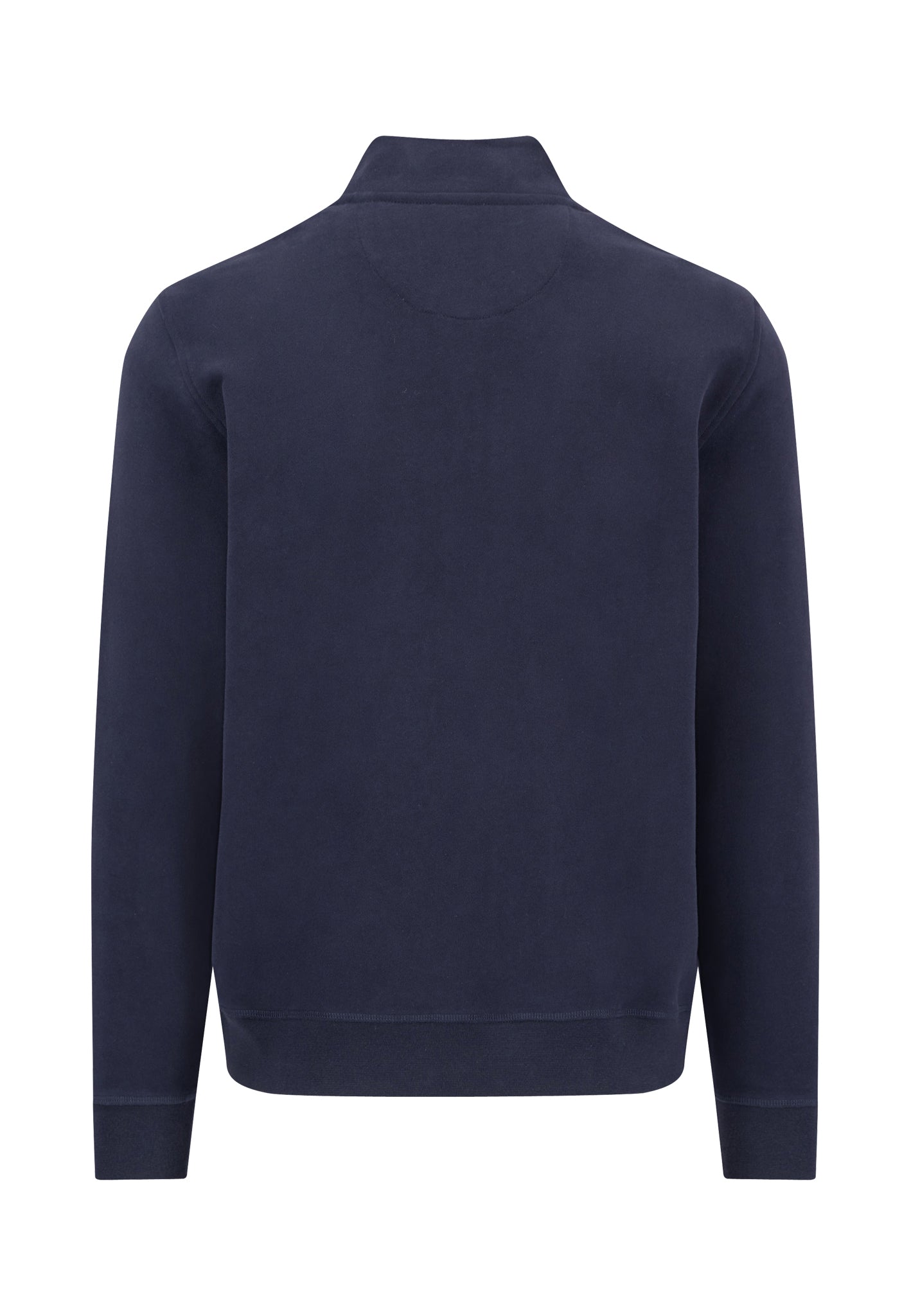 Fynch Hatton Quarter Zip Sweatshirt - Navy