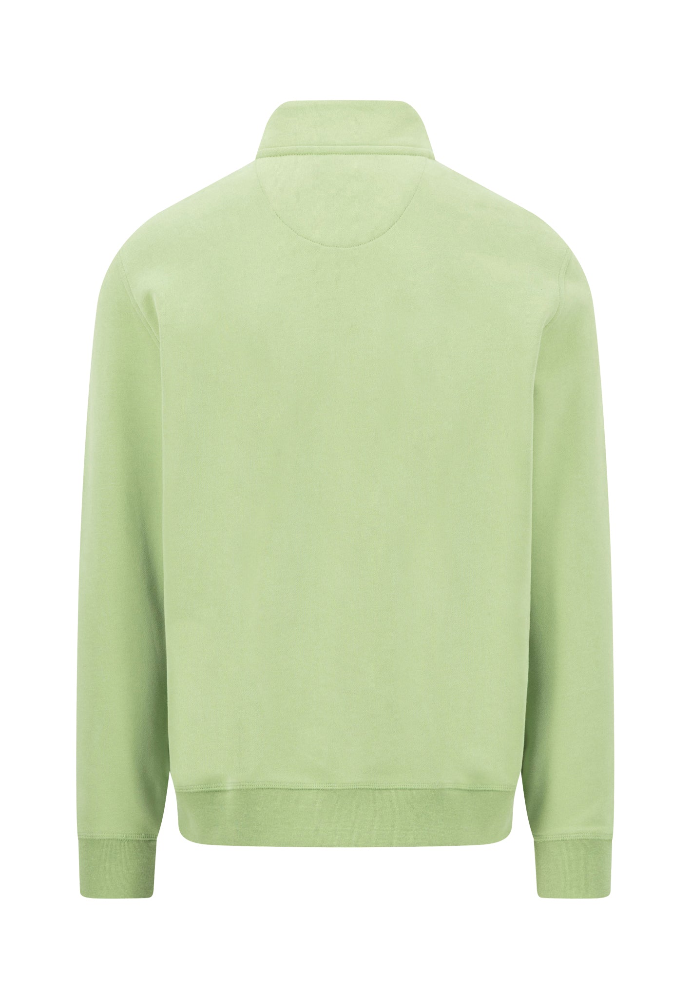 Fynch Hatton Quarter Zip Sweatshirt - Avocado