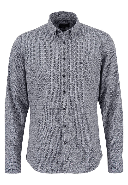 Fynch Hatton Modern Fit Shirt - Navy