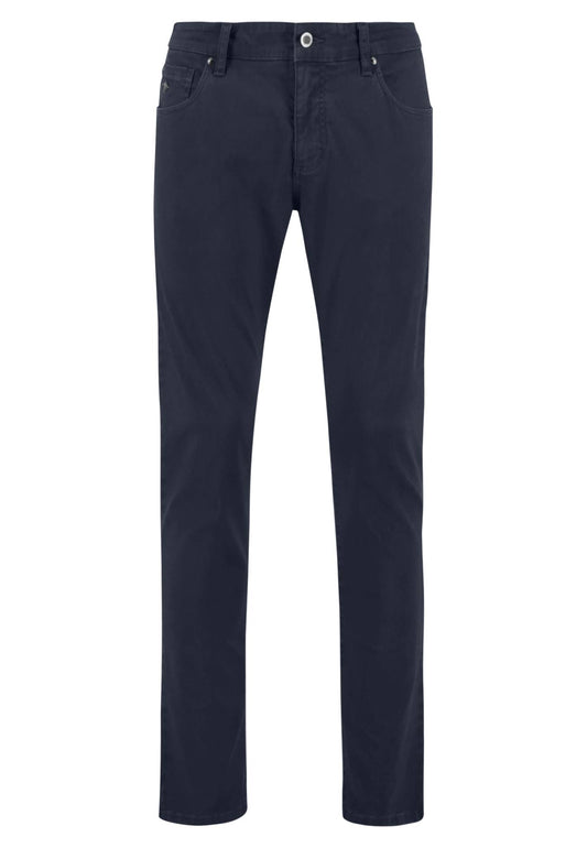 Fynch Hatton Modern Fit Trousers - Dark Navy