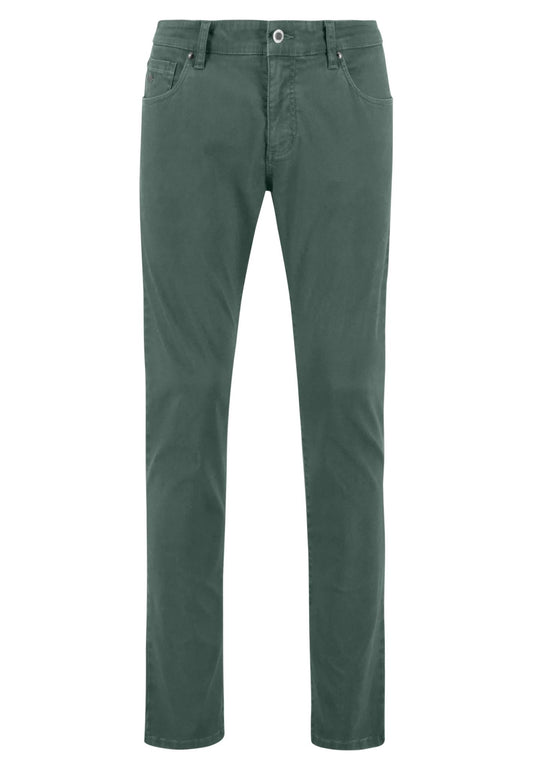 Fynch Hatton Modern Fit Trousers - Sage Green