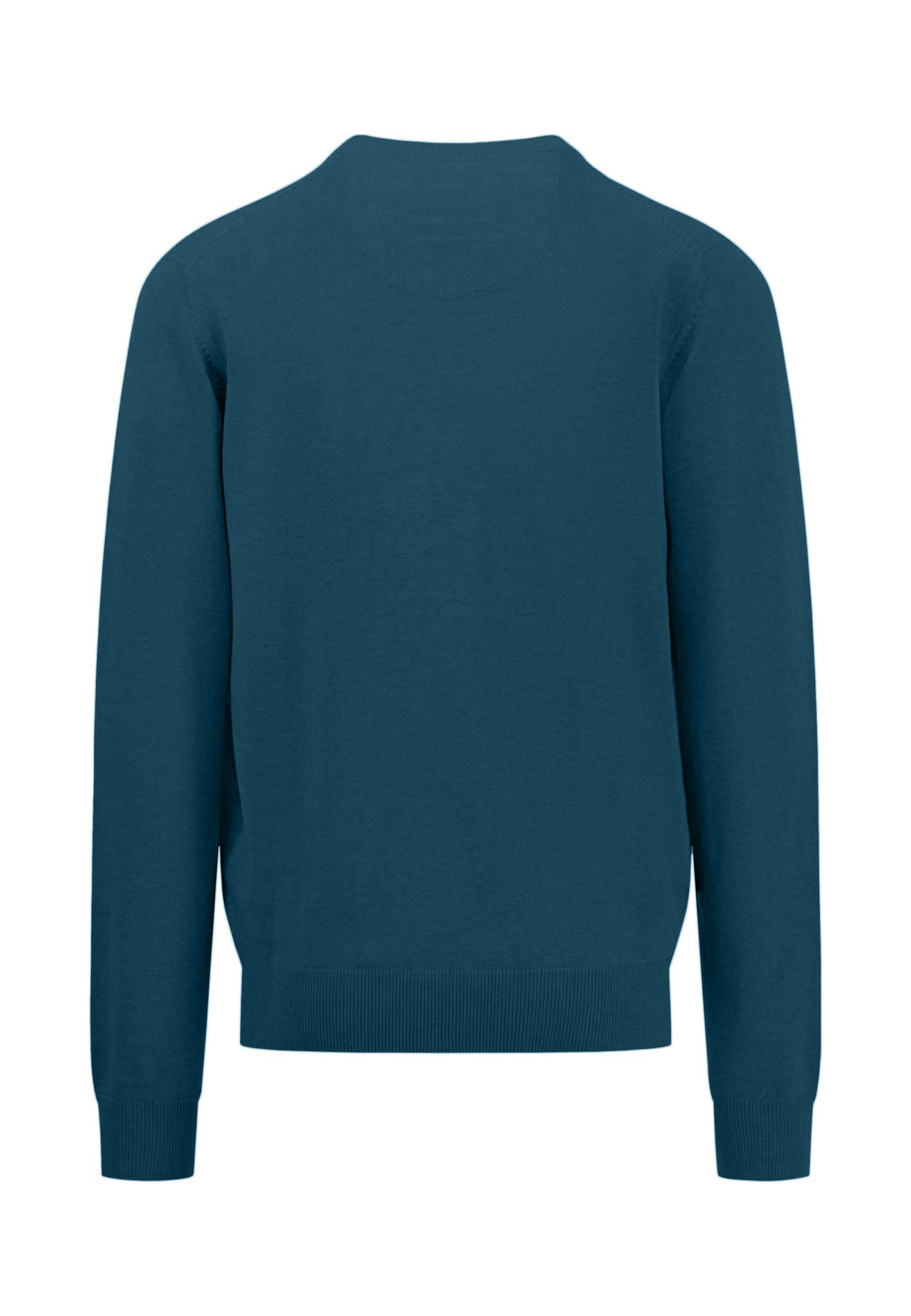 Fynch Hatton V-Neck Knitwear - Dark Teal