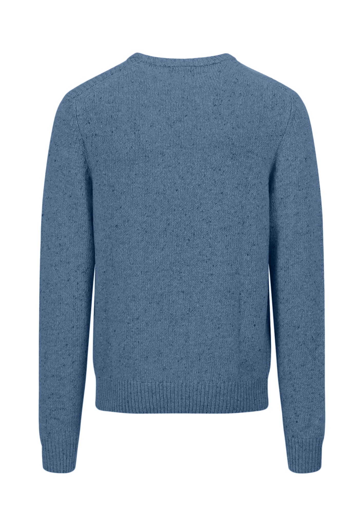 Fynch Hatton Crew Neck Knitwear - Donegal - Cloud Blue