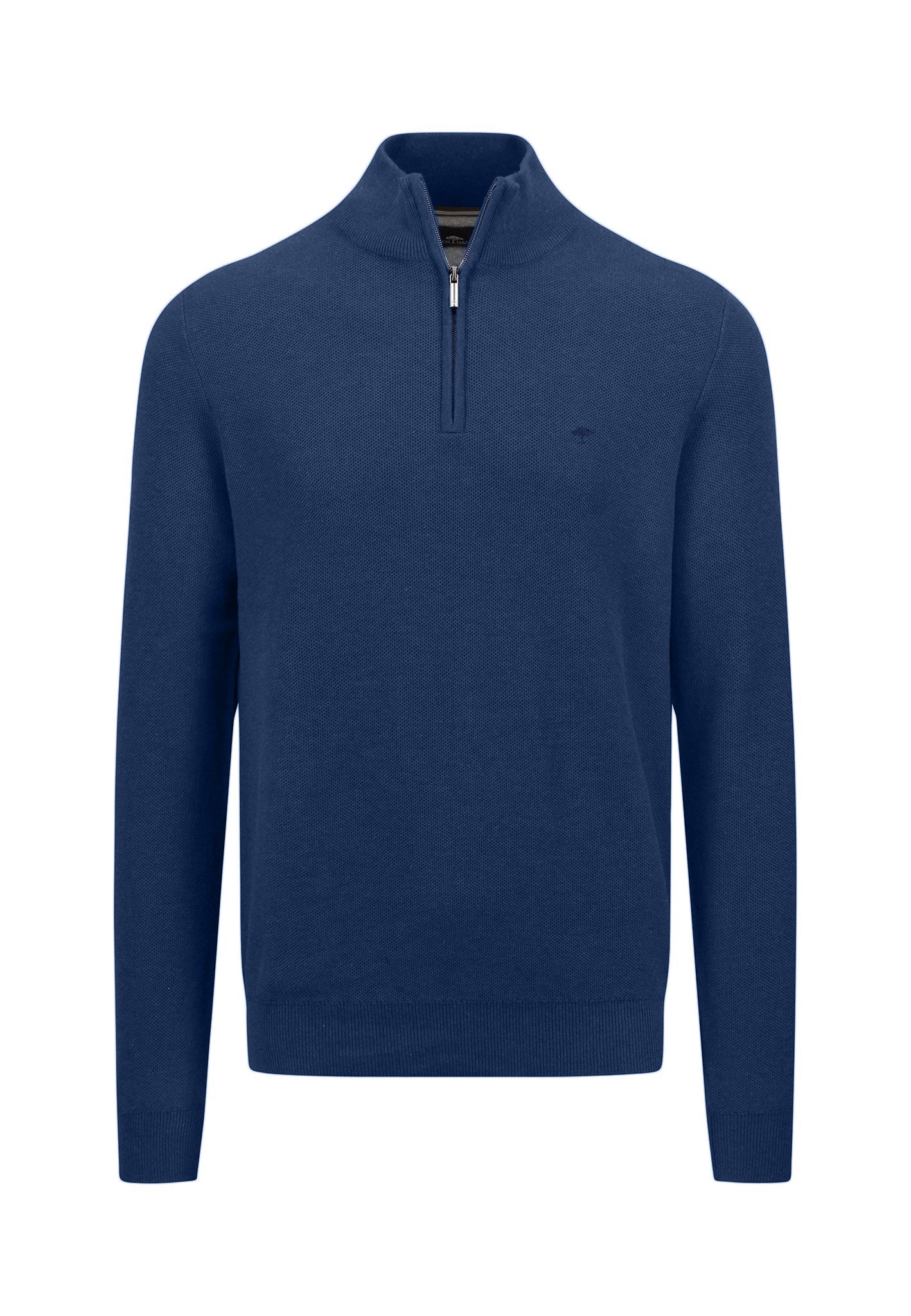 Fynch Hatton Quarter Zip Knitwear - Night