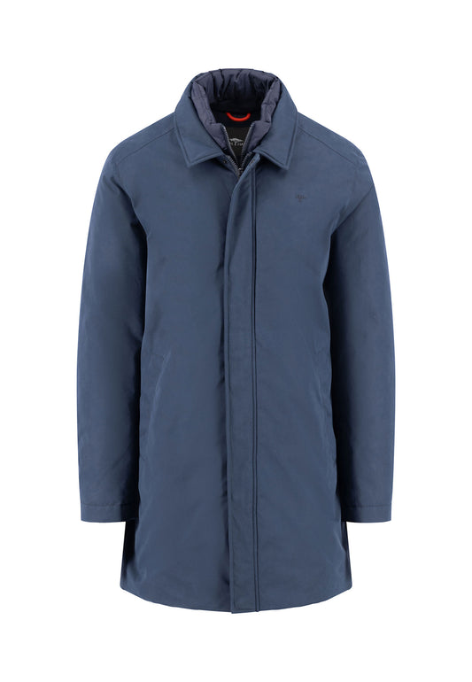 Fynch Hatton Car Coat - Dark Navy