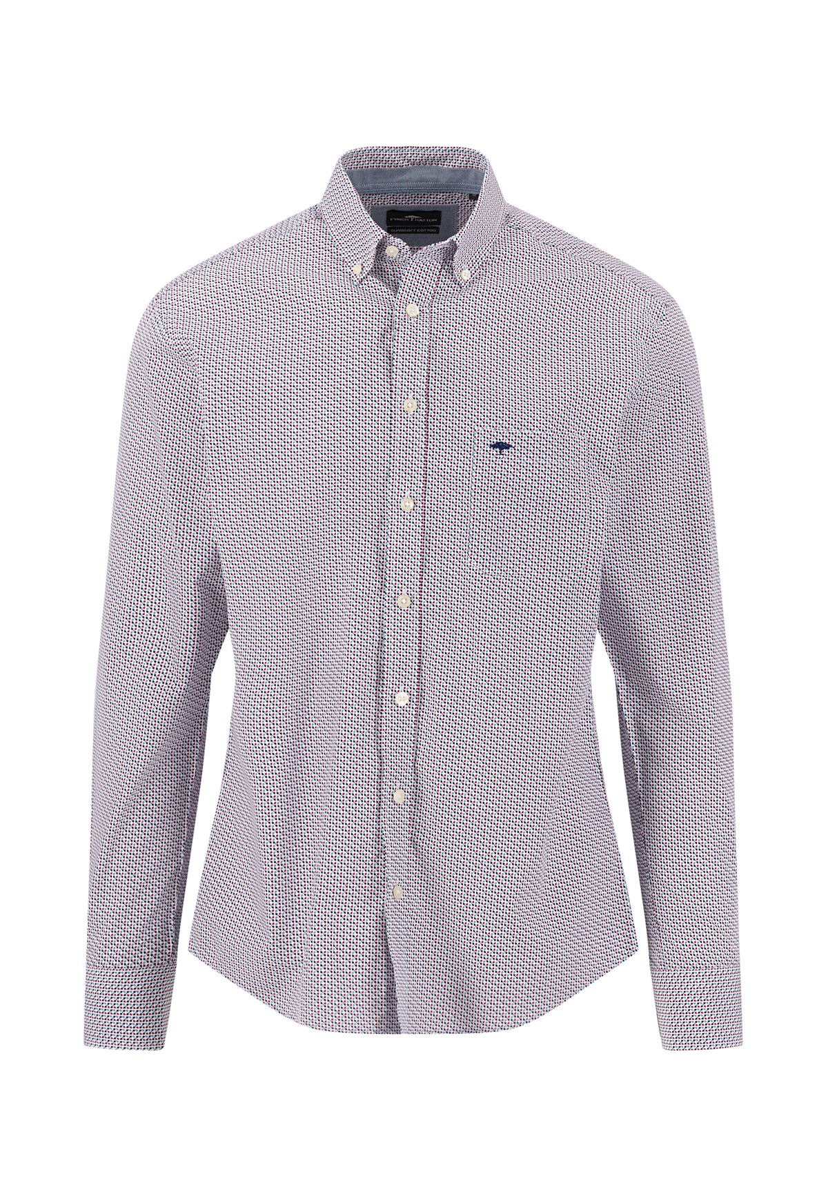 Fynch Hatton Shirt - Graphic Flower - Grape
