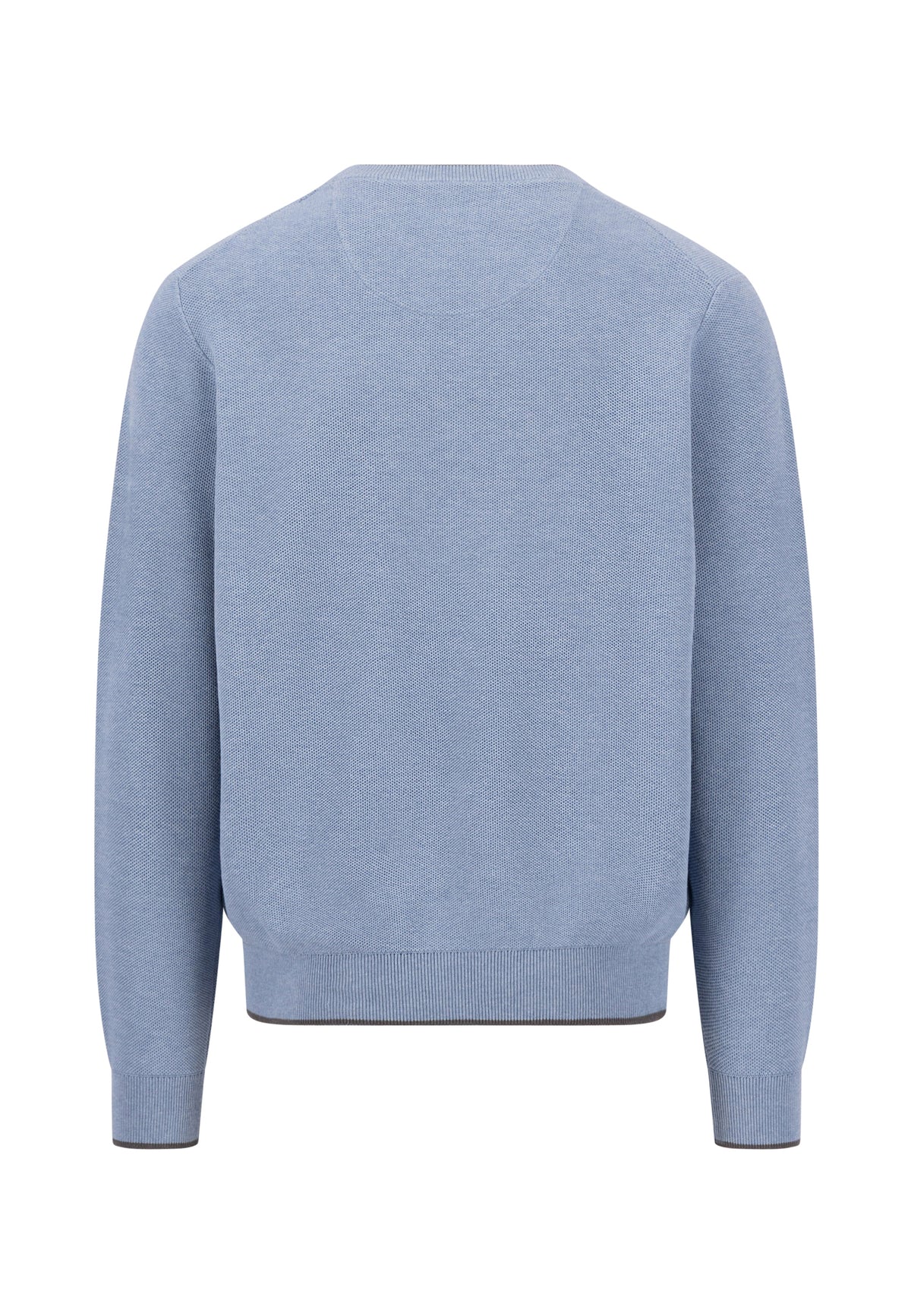 Fynch Hatton Round Neck Knitwear - Air Blue
