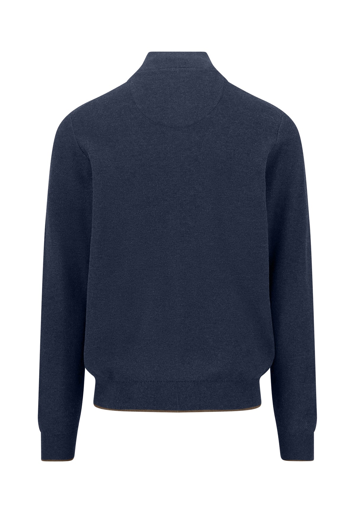 Fynch Hatton Button Neck Knitwear - Ink Blue