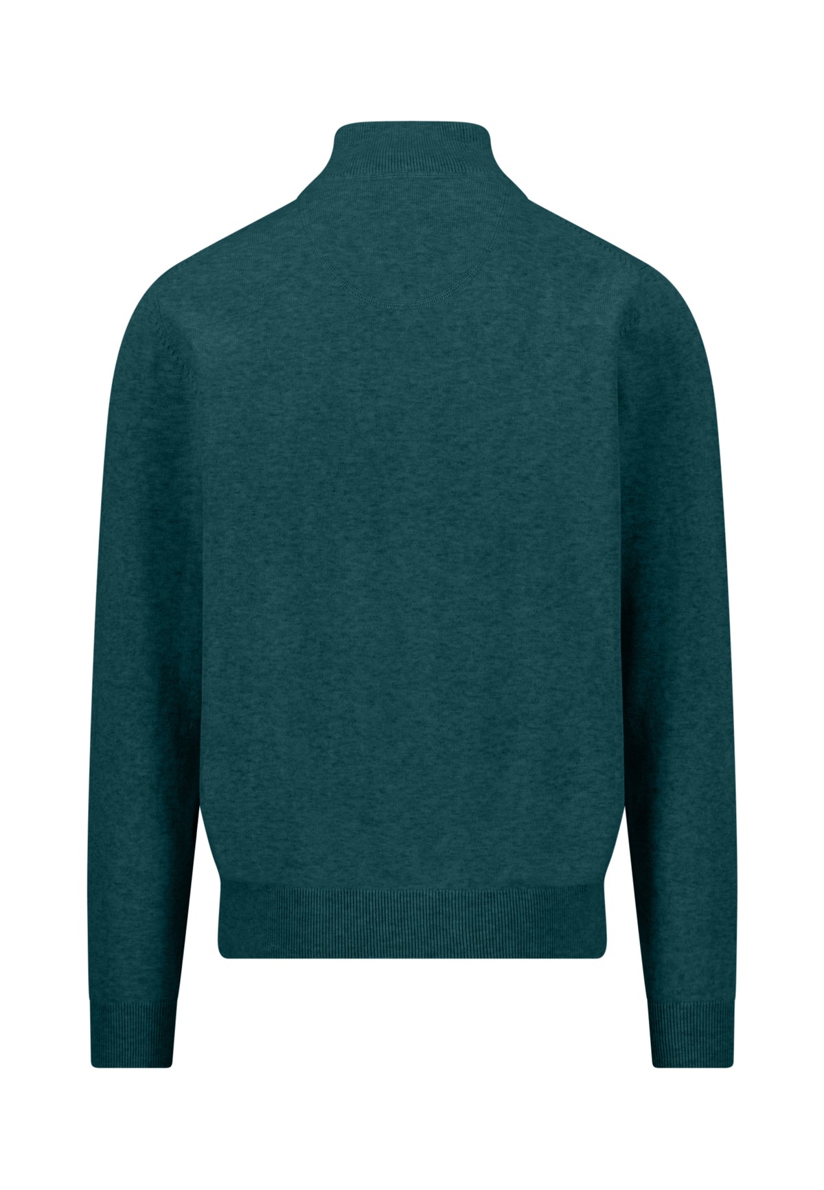 Fynch Hatton Quarter Zip Knitwear - Teal