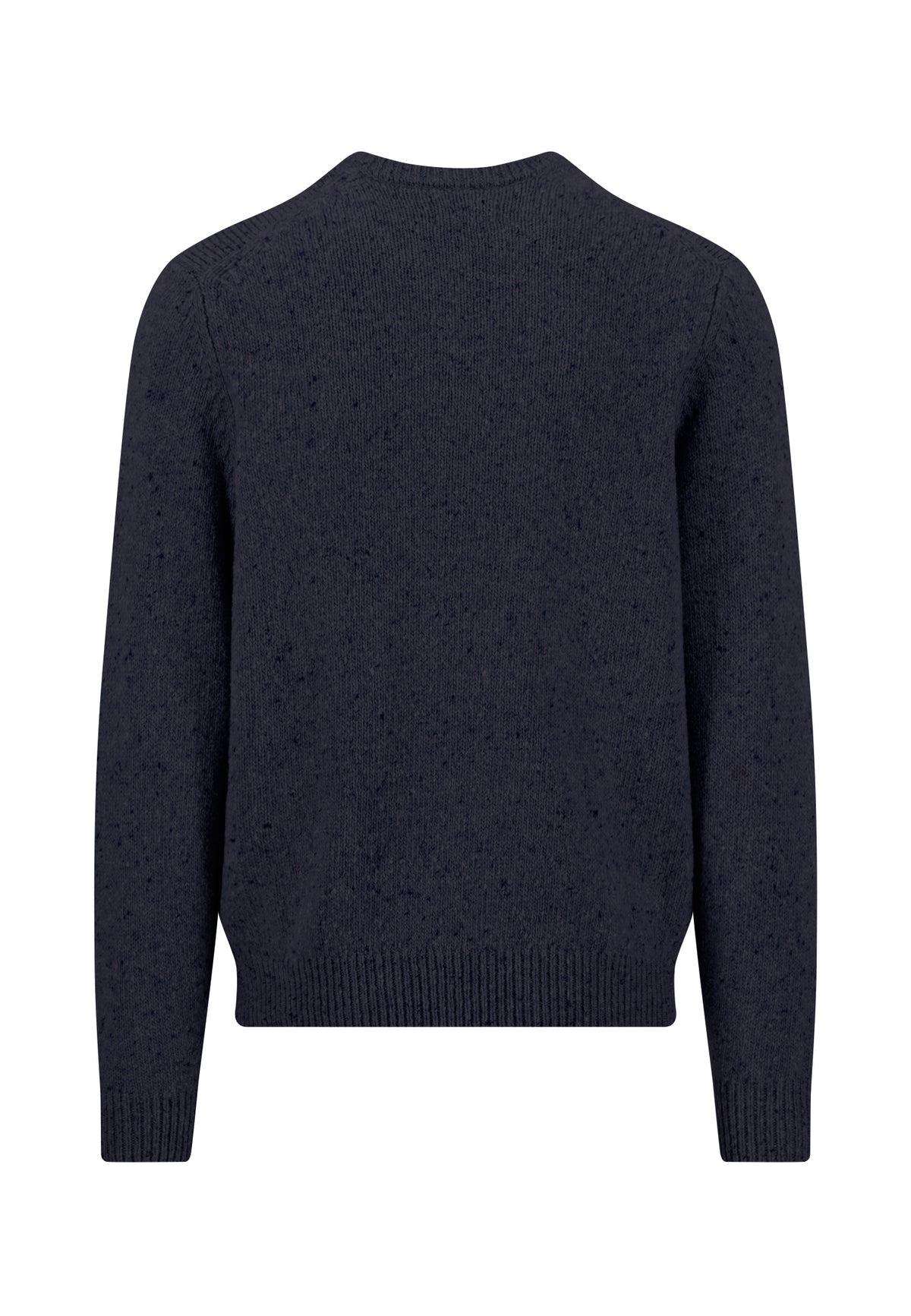 Fynch Hatton Round Neck Knitwear - Donegal - Navy
