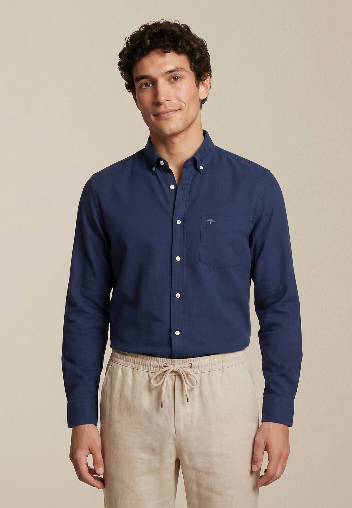 Fynch Hatton Oxford Shirt - Navy