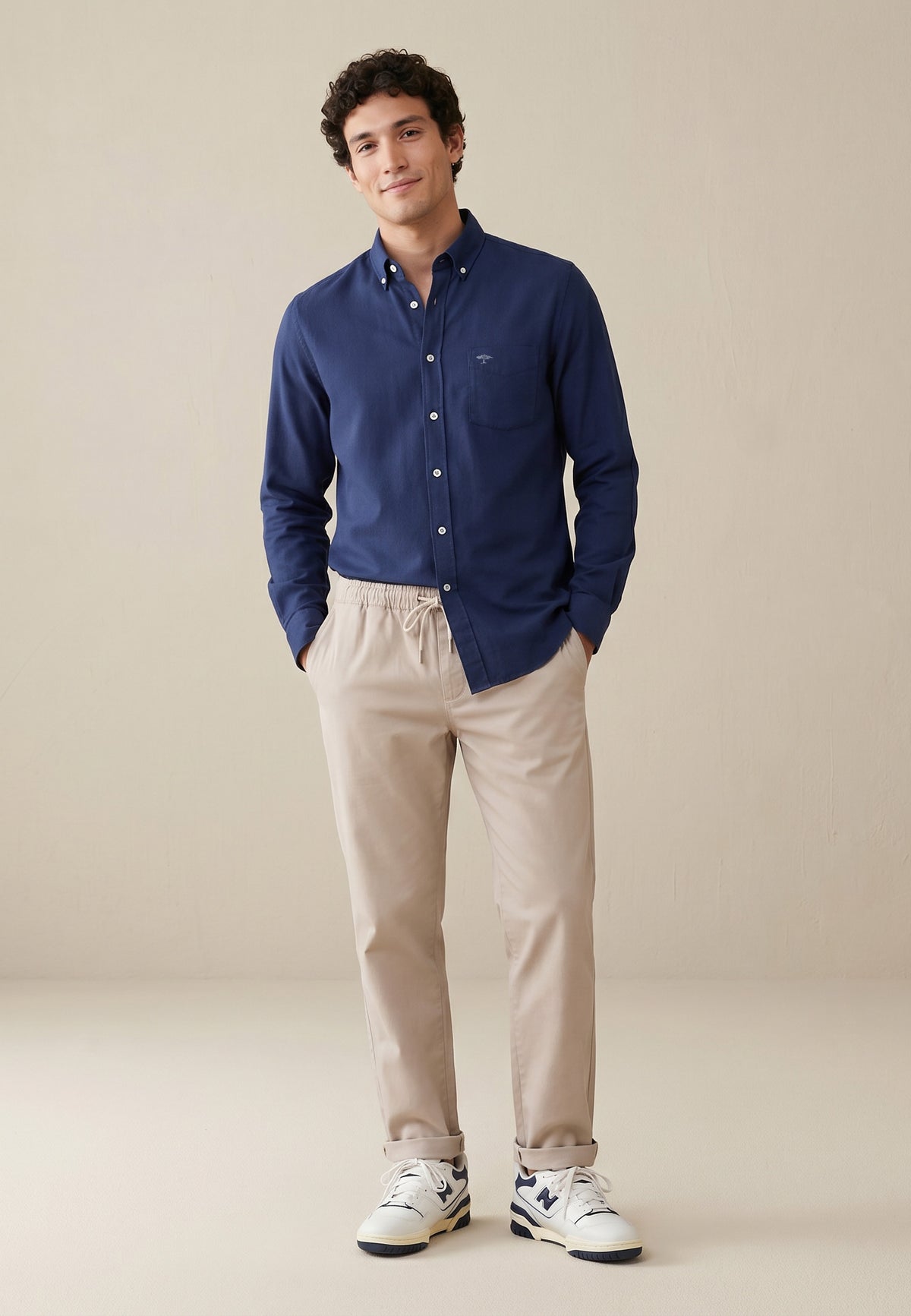 Fynch Hatton Oxford Shirt - Navy