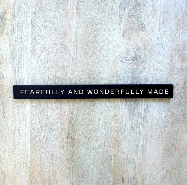 Fearfully And Wonderfully Made