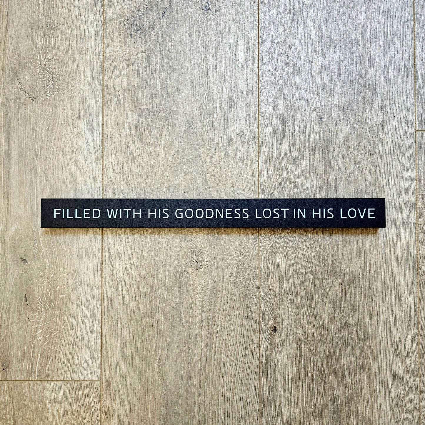 Filled With His Goodness Lost in His Love