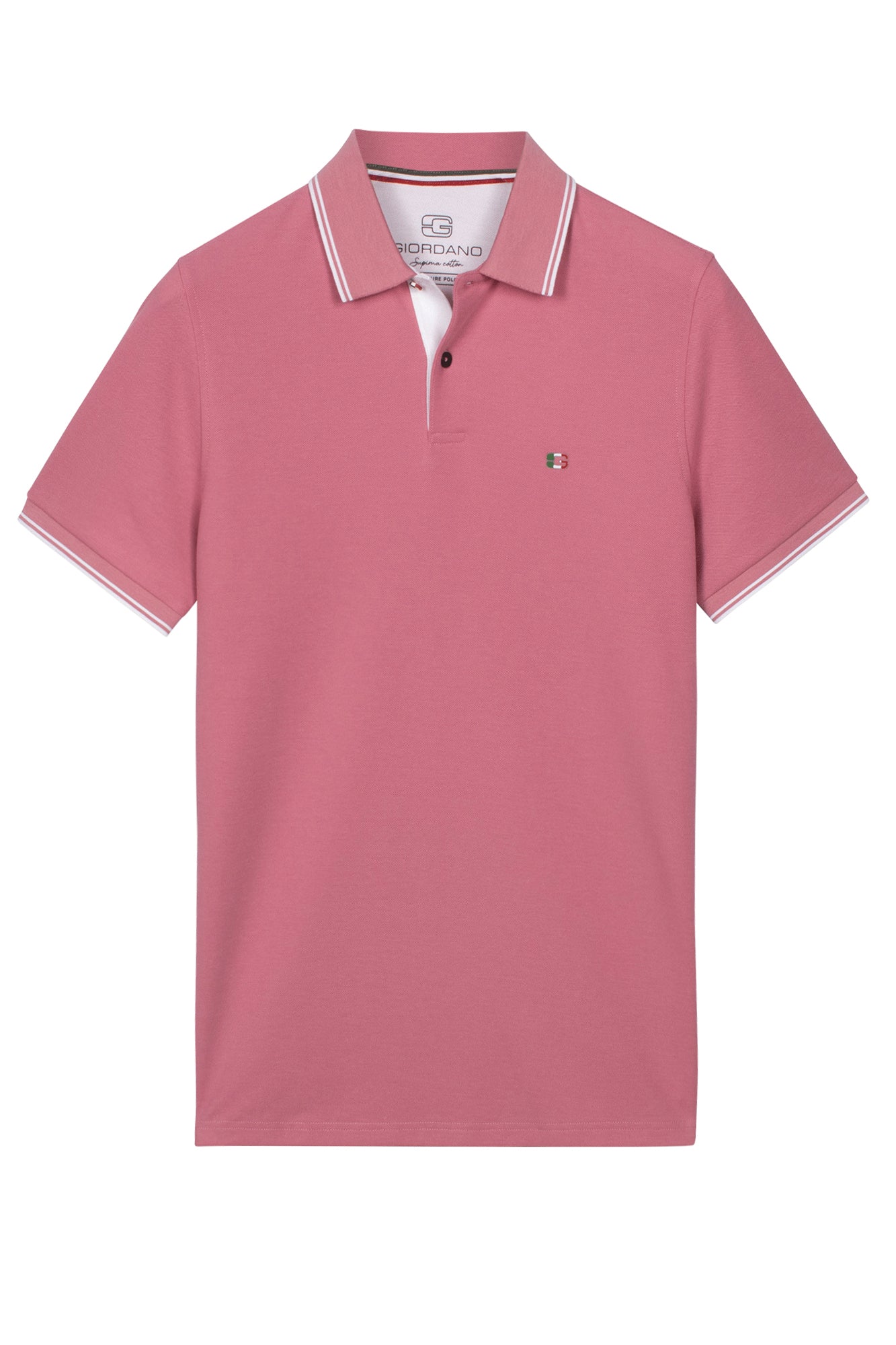 Giordano Cotton Polo Shirt - Fuschia