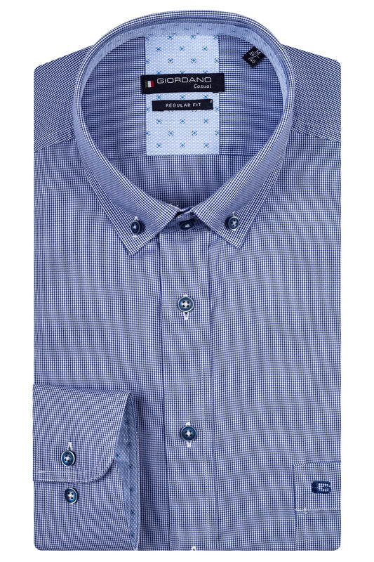 Giordano Shirt - Ivy - Mid Blue