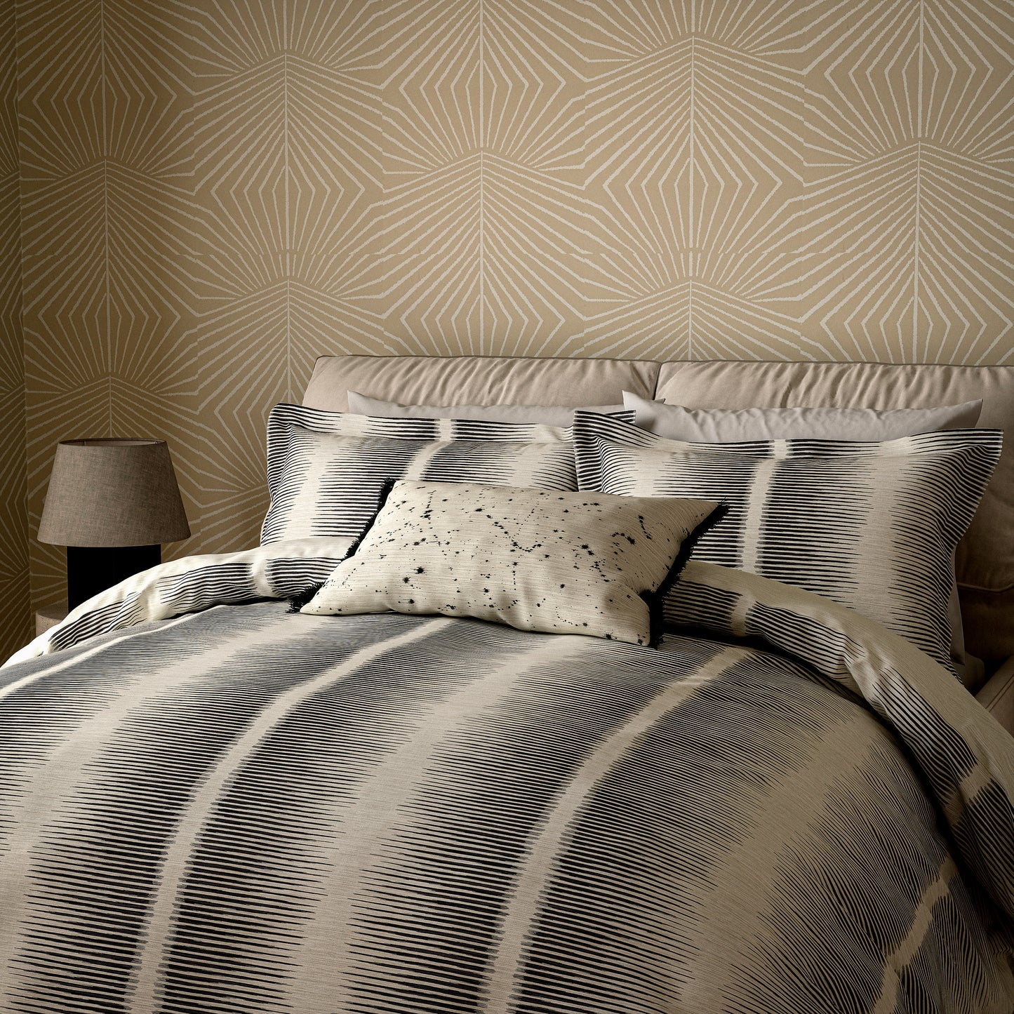 Harlequin Chaco Duvet Cover Set - Charcoal Grey