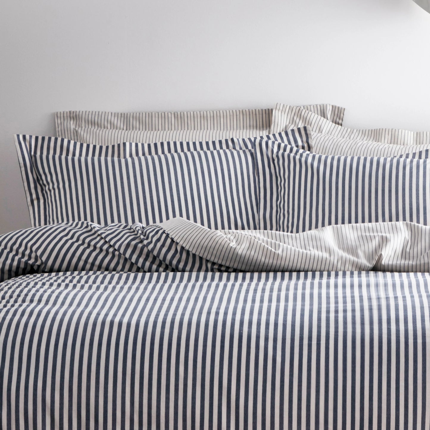 Hebden Stripe Duvet Cover - Navy