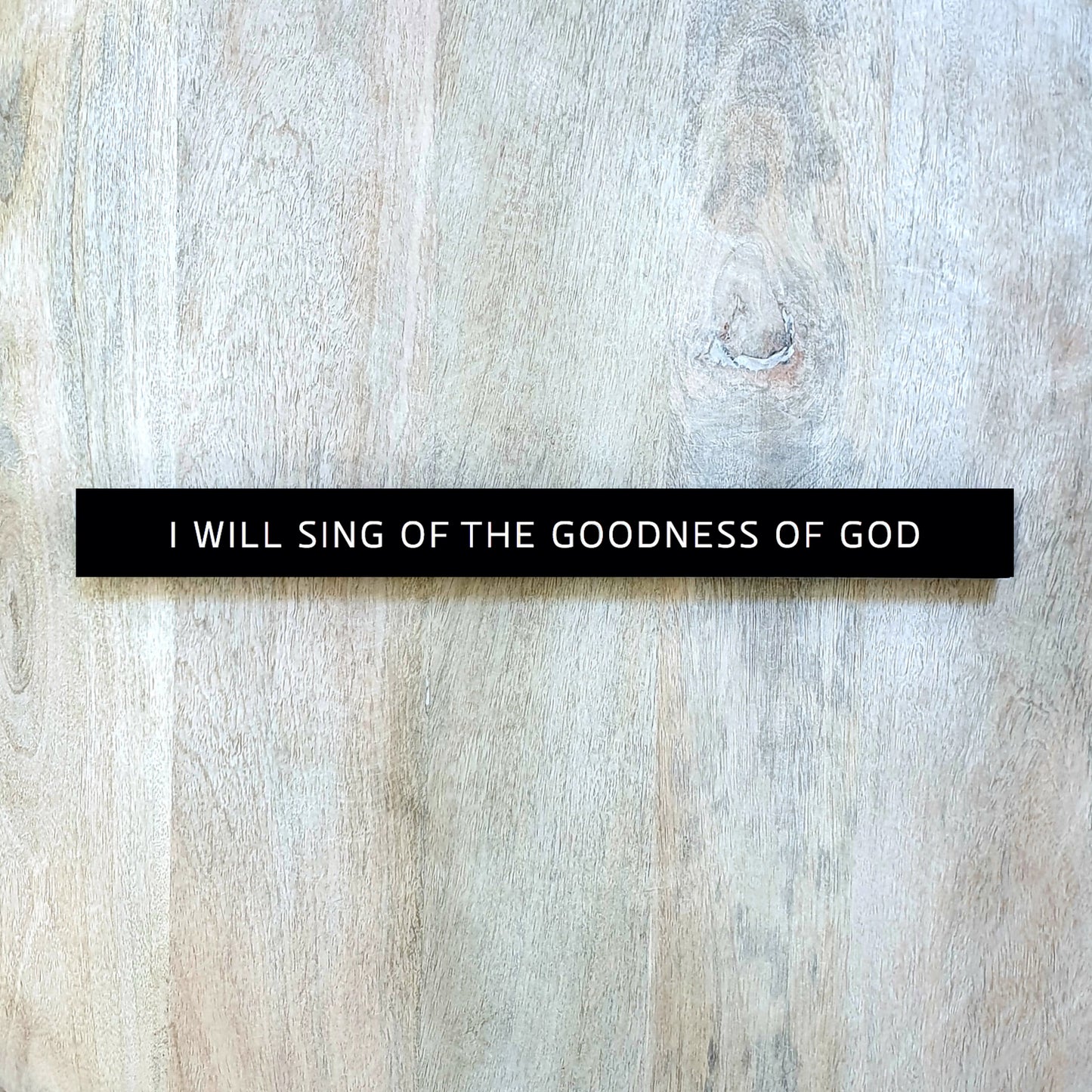 I Will Sing Of The Goodness Of God