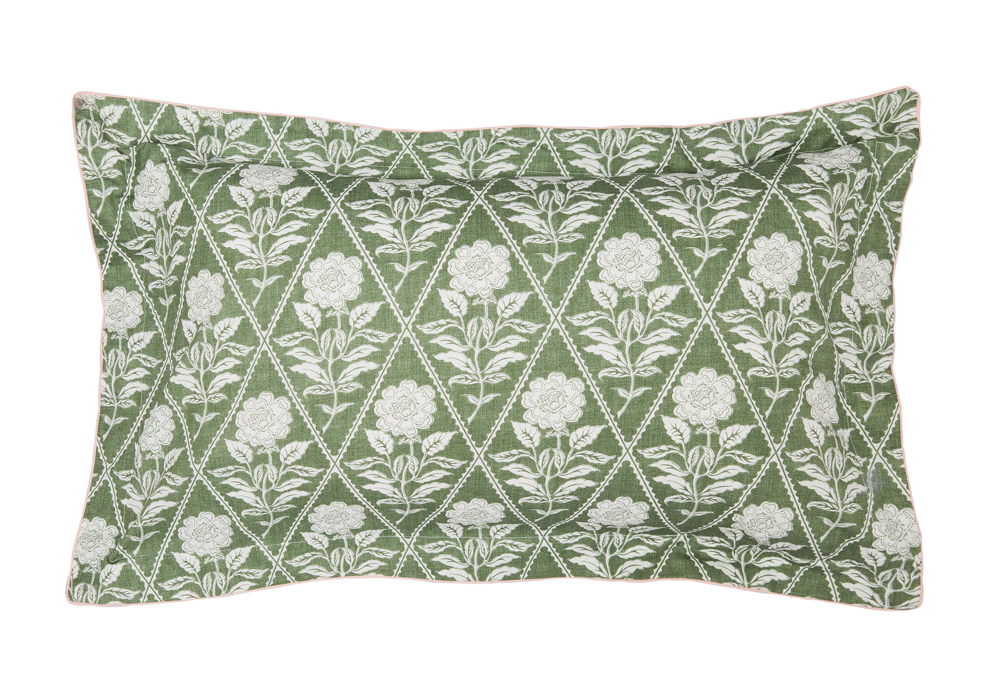 Juliette Duvet Cover Set - Stamp Green