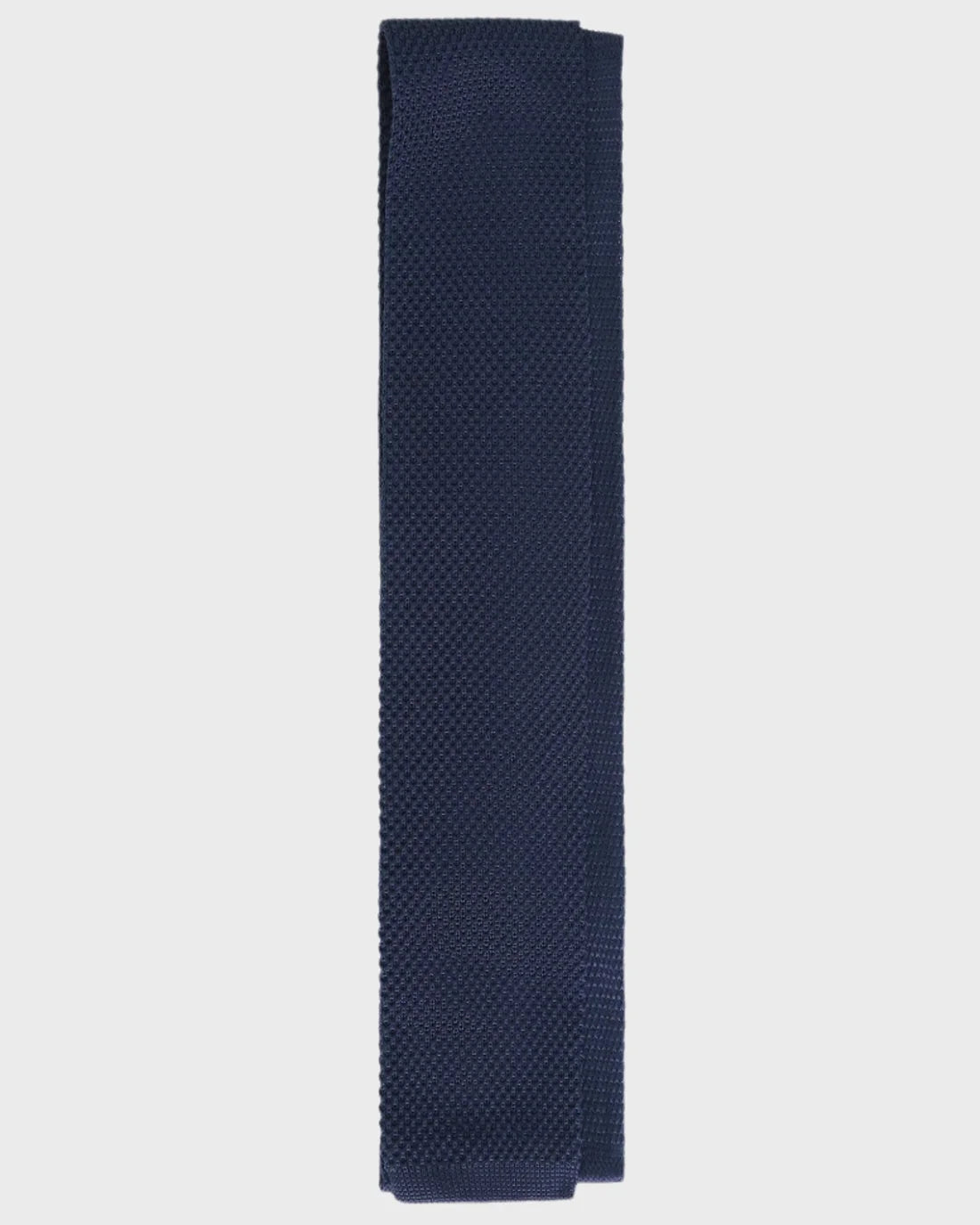 Spirit Knitted Stripe Tie - Polyester (Navy)