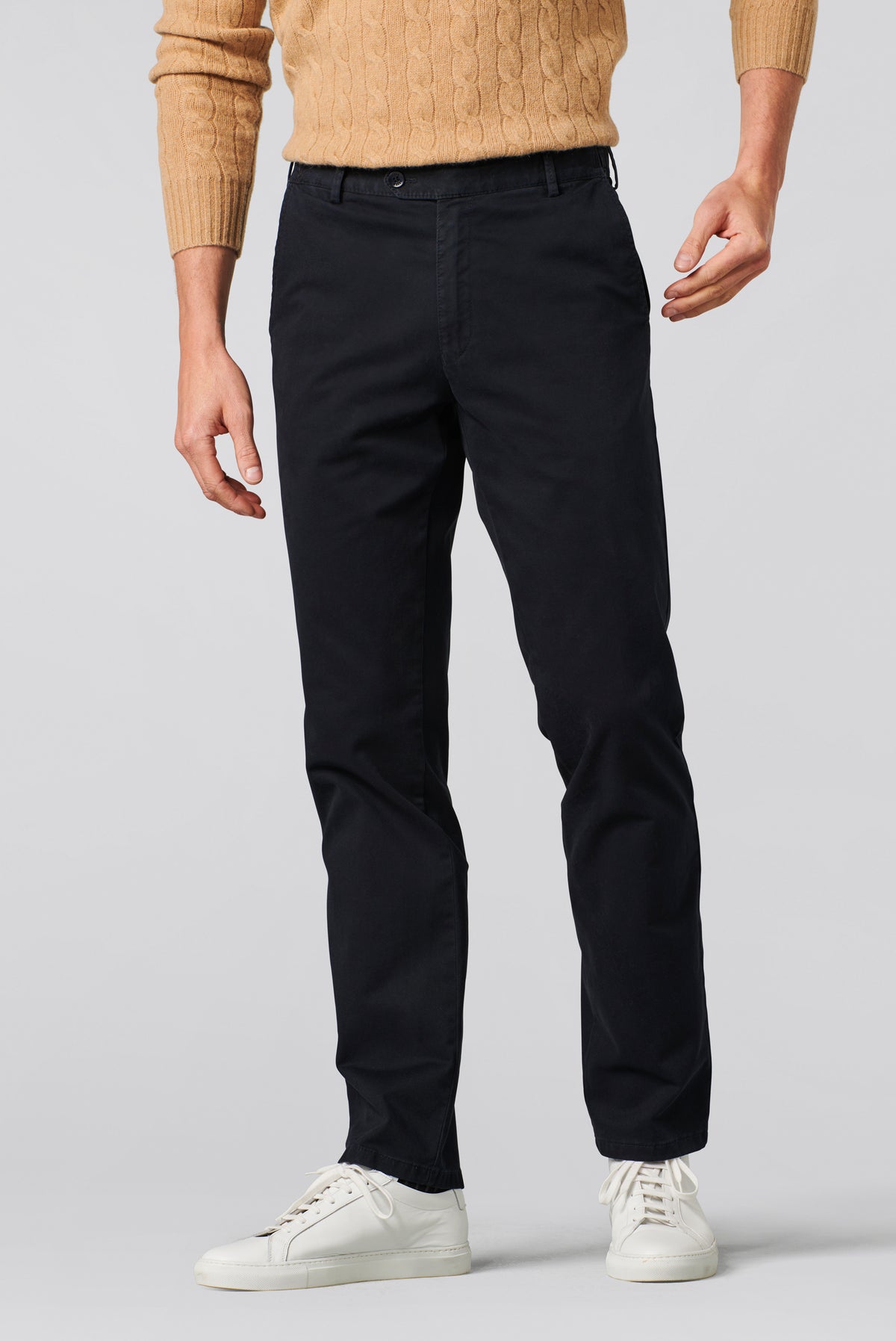 Meyer Trousers - Oslo - Modern Fit - Marine Blue (9-316/18)