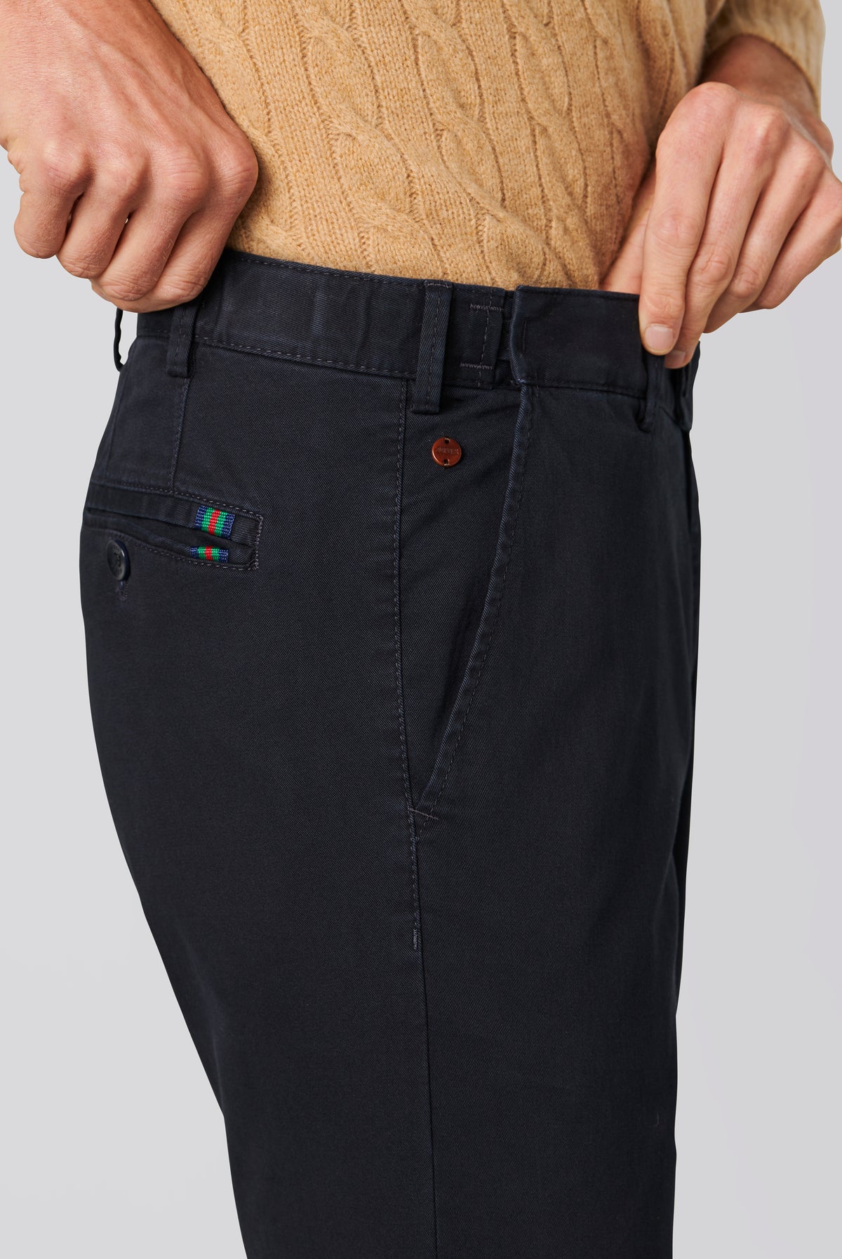 Meyer Trousers - Oslo - Modern Fit - Marine Blue (9-316/18)