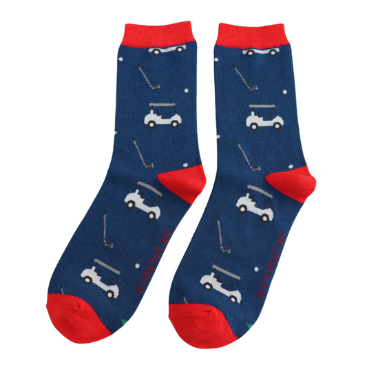 Mr Sparrow Golfing Socks - Navy